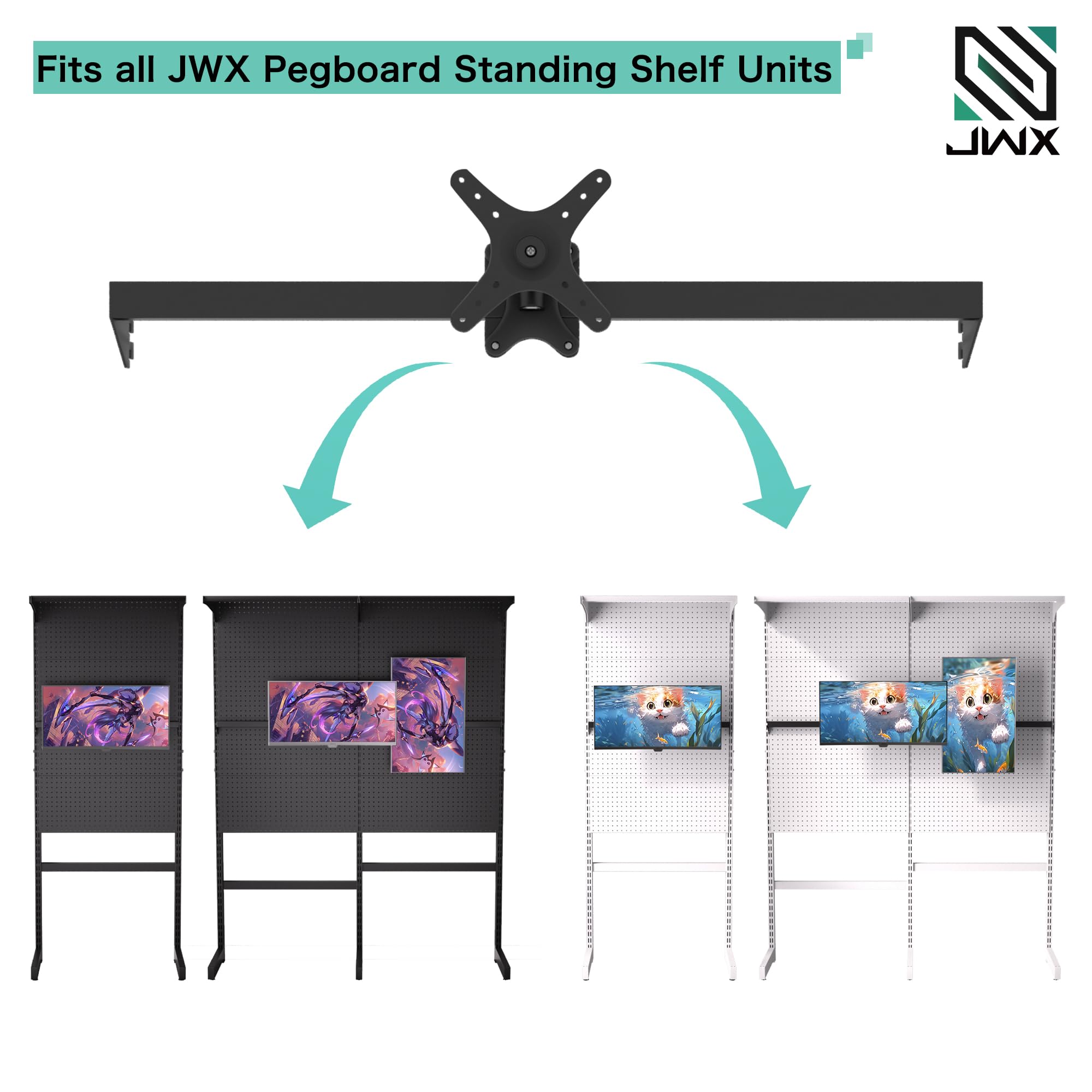 360° Rotating Gaming Monitor Mount for 14-32
