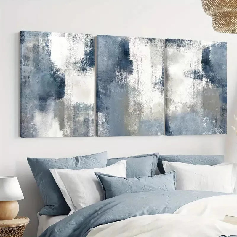 3-Piece Abstract Art Canvas Wall Decor Set - 40x60cm Framed High-Quality Print | 100% Australian Made | Ready to Hang | Perfect for Living Room, Bedroom & Office Decor