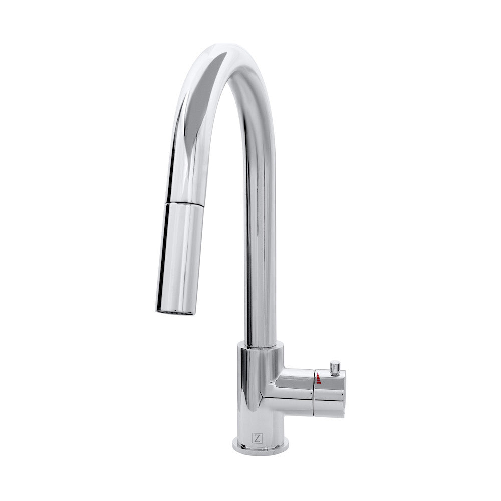 ZLINE Gemini Touchless Kitchen Faucet in Chrome - Hands-Free Sensor Faucet with Pull-Down Sprayer for Modern Kitchens (GEM KFS CH) | Perfect for Busy Cooks, Dishwashing & Smart Home Upgrades