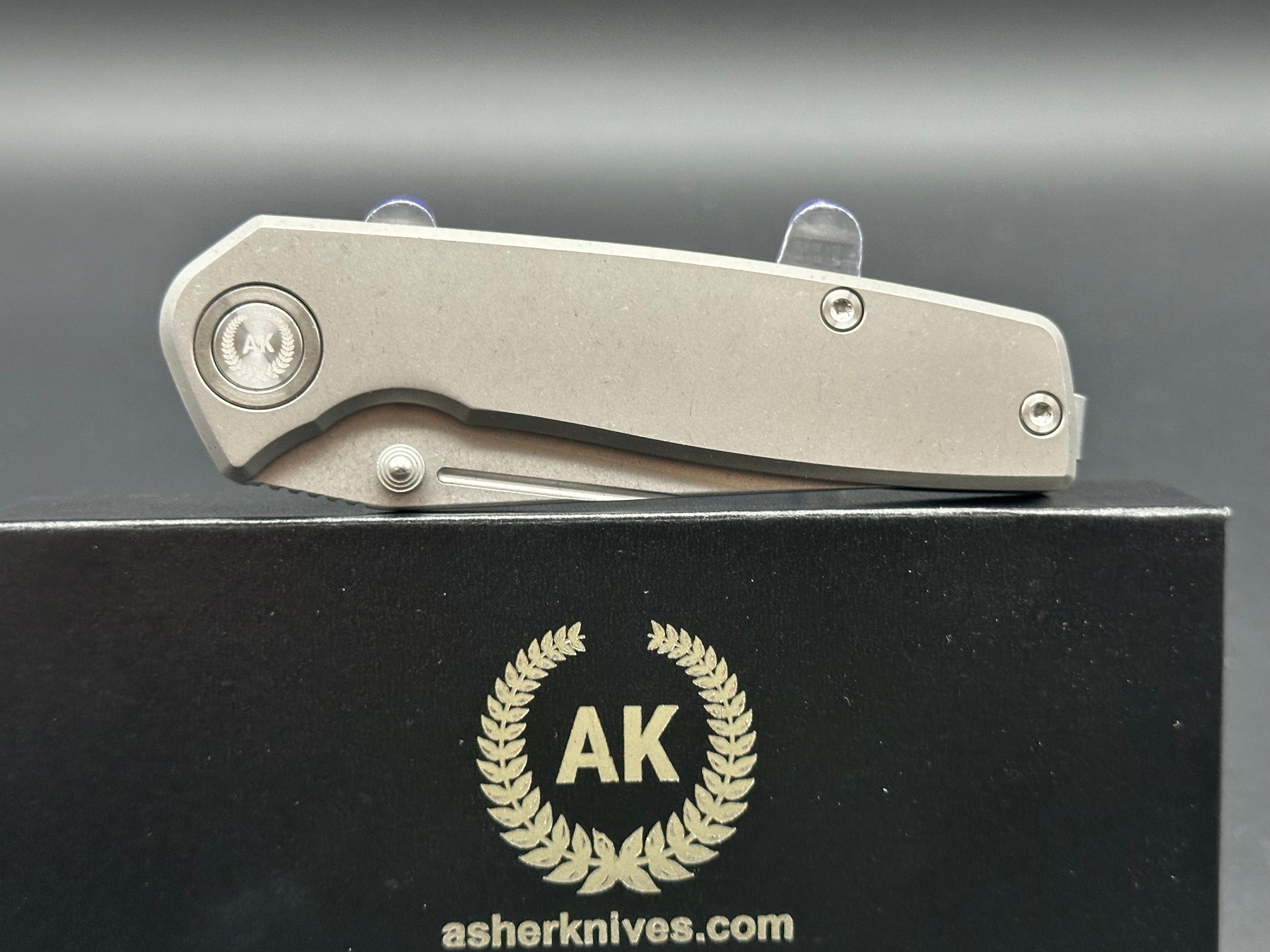 Asher Knives Co. Acuto Ti 3.2