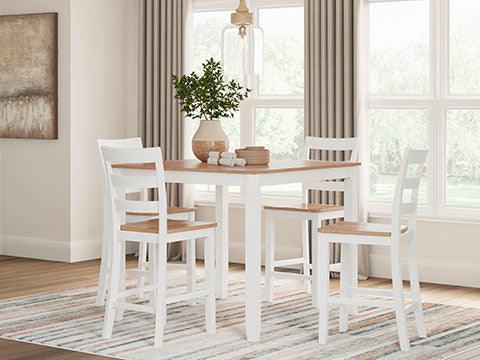 Gesthaven 4-Piece Dining Set with Table & Chairs - Modern Kitchen Furniture for Small Spaces | Perfect for Breakfast Nook, Apartment Dining, and Compact Homes