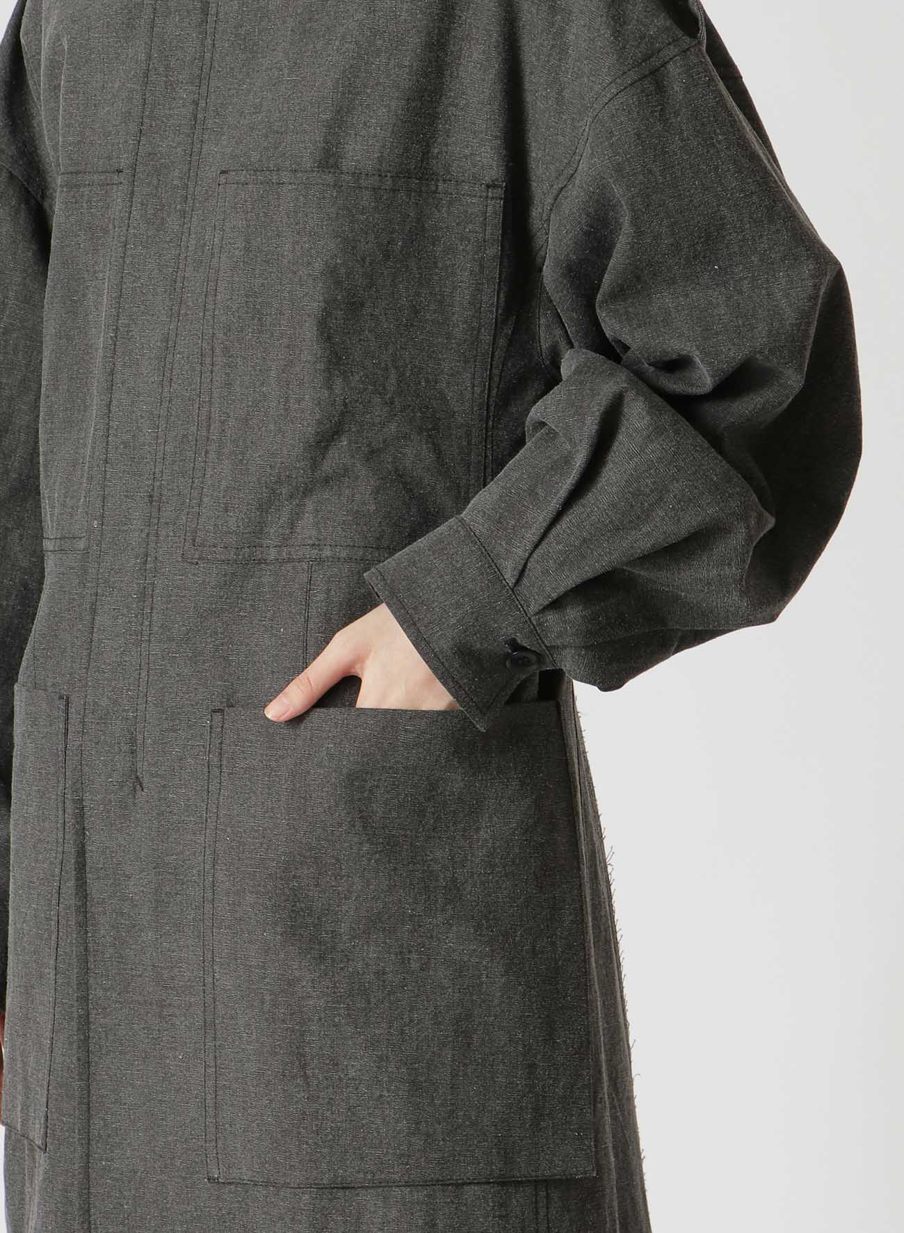 Premium Cotton/Linen Canvas Ink Coating 5-Panel Coat - Lightweight, Durable & Stylish for Outdoor Adventures, Travel & Casual Wear