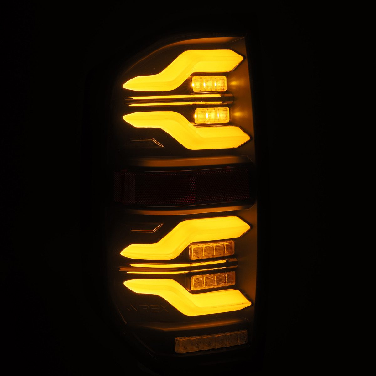 14-21 Toyota Tundra LUXX Series LED Tail Lights - Alpha Black - Smoked Lens - Plug & Play Installation - Upgrade Your Truck's Style & Visibility for Night Driving
