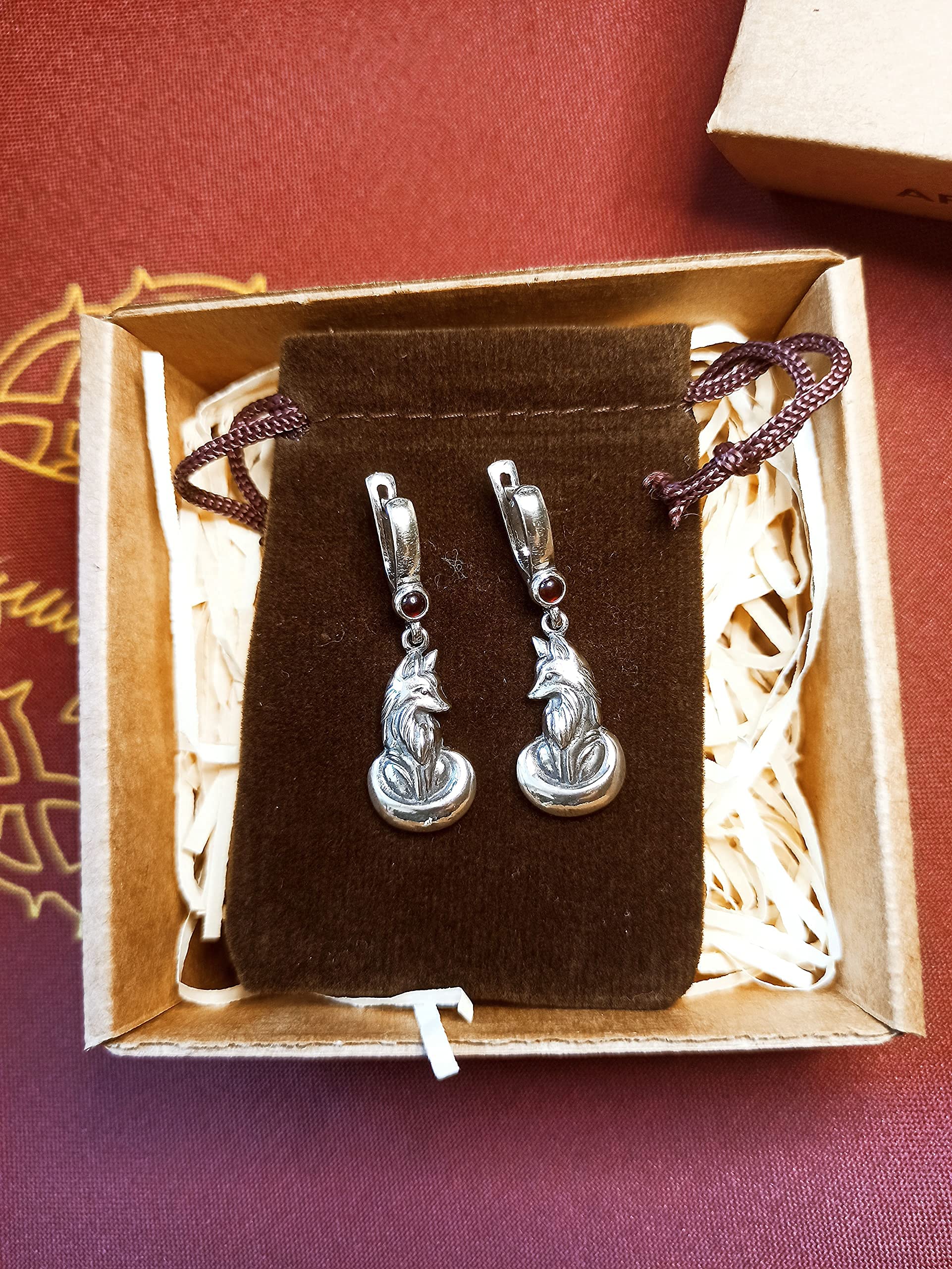 Fox Sterling Silver Earrings for Women - Elegant & Hypoallergenic Jewelry for Everyday Wear, Parties & Gifts