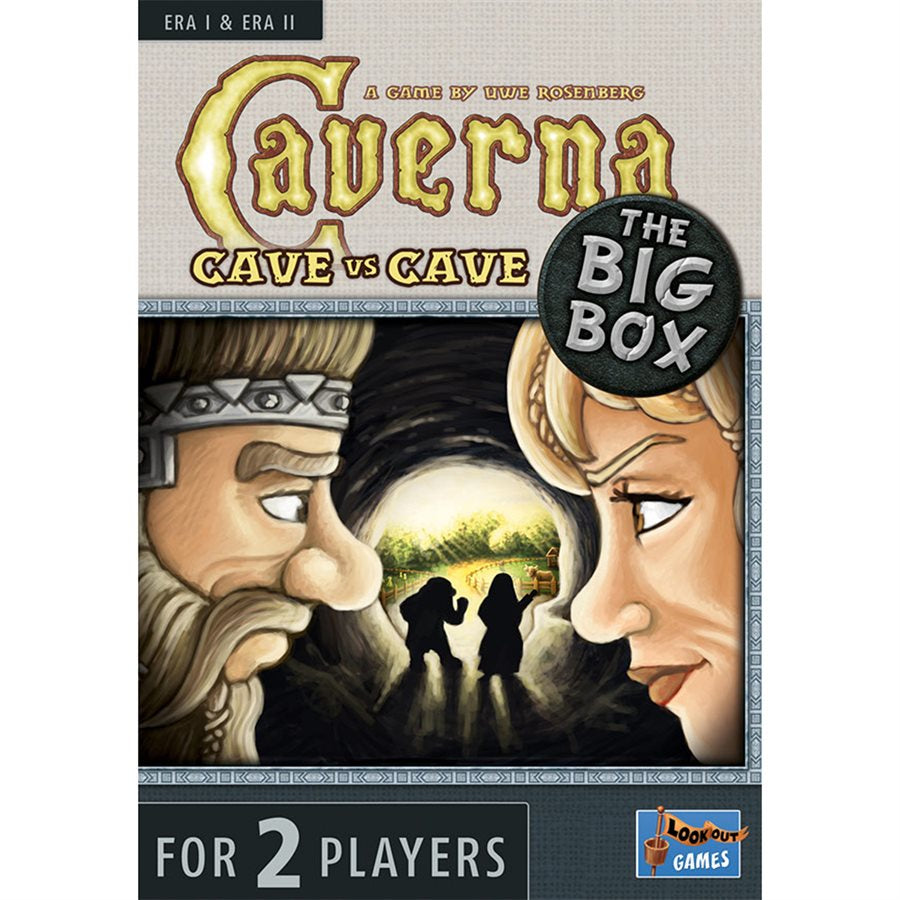 Caverna: Cave vs Cave Big Box Board Game - Strategic 2-Player Adventure for Adults & Teens - Perfect for Game Nights & Family Fun