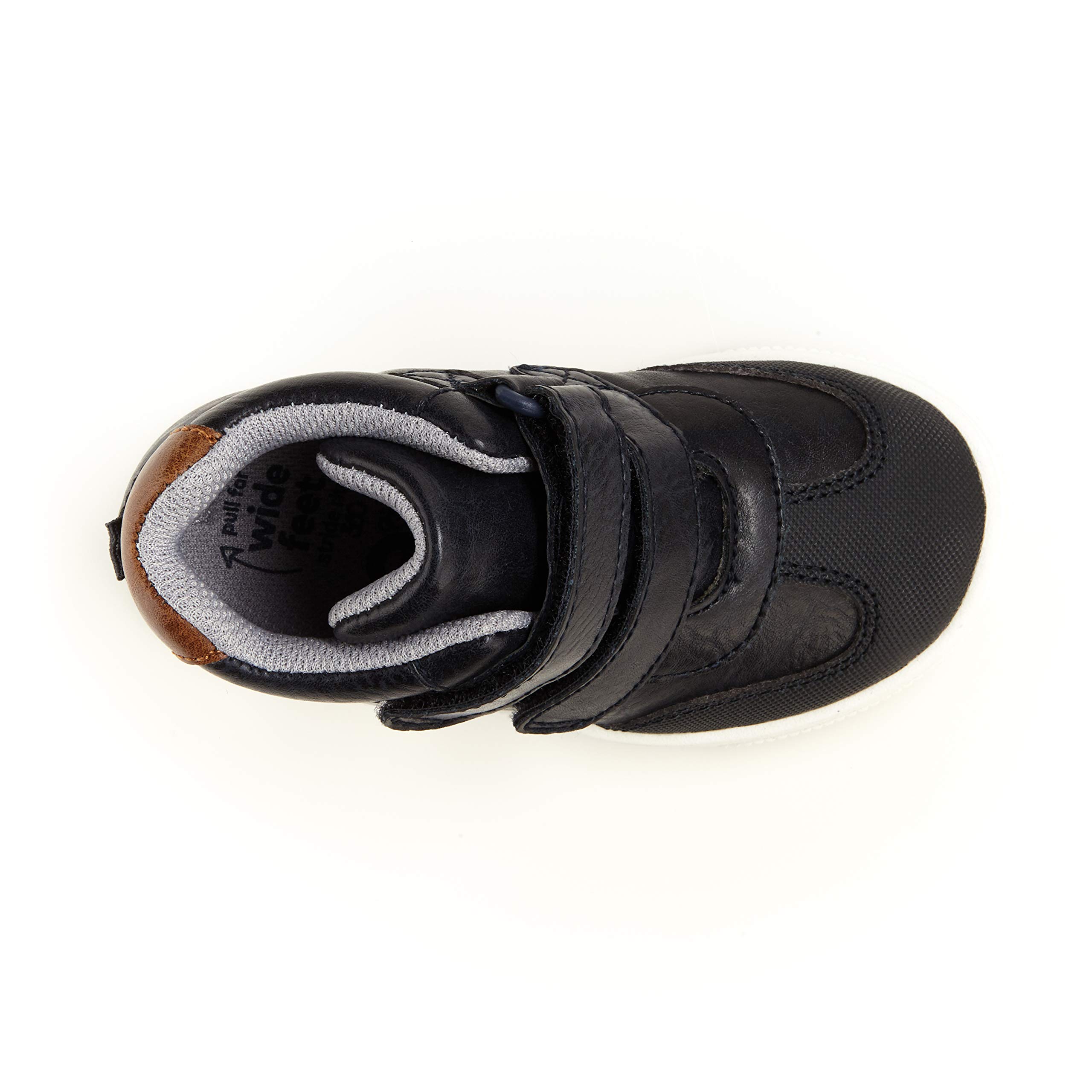 Stride Rite Ember High-Top Sneakers for Baby Boys | Comfortable First Walking Shoes | Perfect for Playdates & Outdoor Adventures