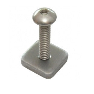 Smart Screw & Plate Center Fin for Surfboards - Durable Marine-Grade Hardware for Surfboard Repair and Performance Enhancement | Perfect for Surfing, Paddleboarding, and Water Sports