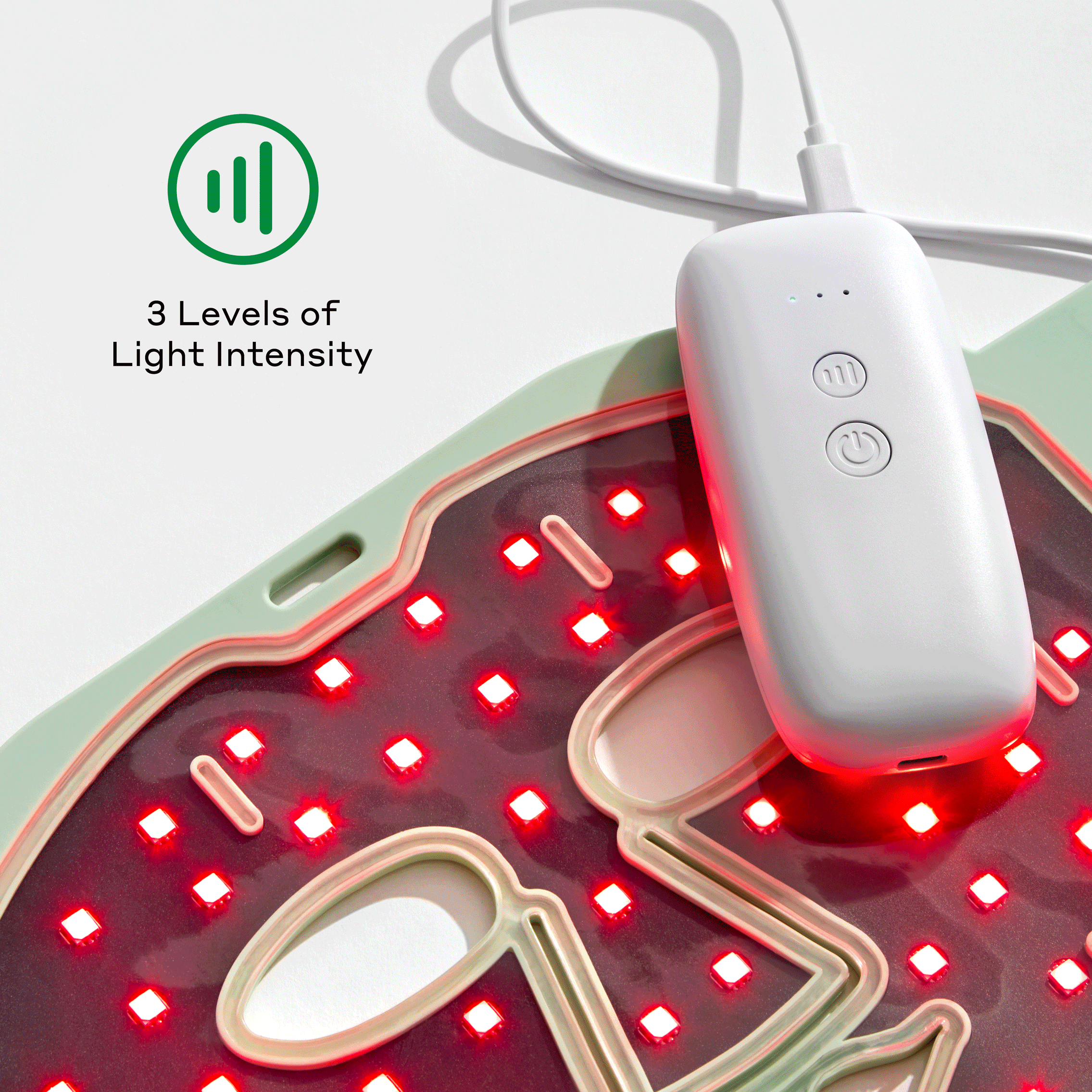 Flexible LED Light Therapy Mask for Face - Red & Blue Light Skin Care Treatment for Acne, Wrinkles & Anti-Aging | At-Home Spa & Skincare Routine