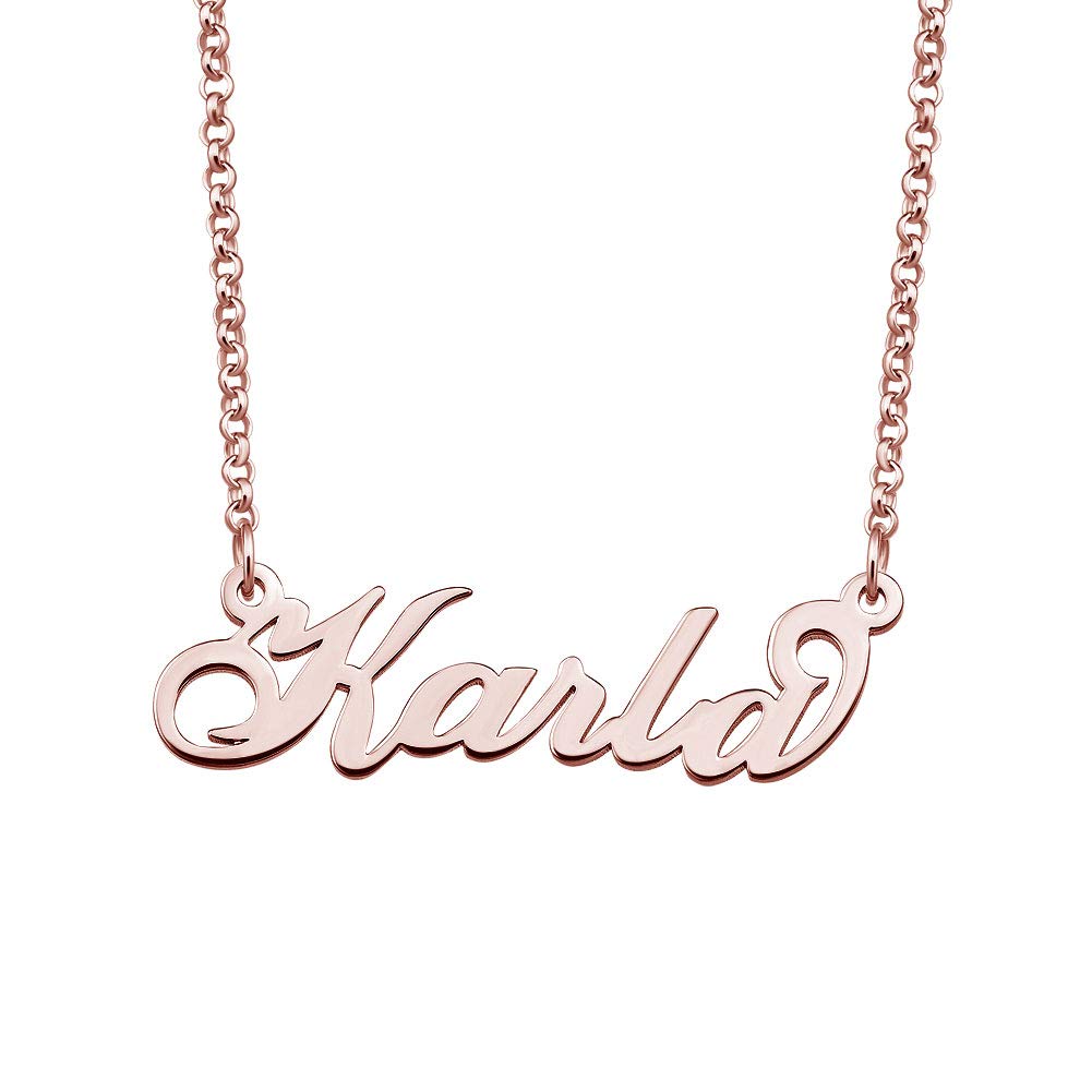 Custom Name Necklace - Sterling Silver Pendant Jewelry for Gifts & Special Occasions