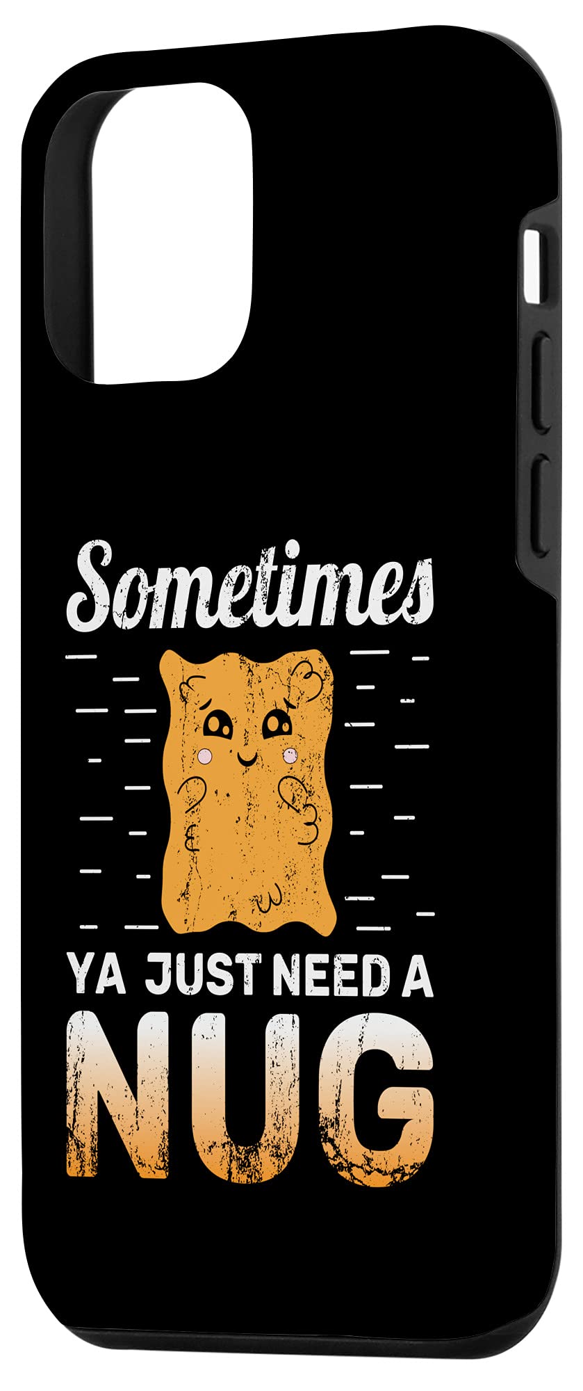 iPhone 12 Mini Case - Funny Fast Food Lover Design with Chicken Nuggets | Perfect Gift for Foodies & iPhone Users | Great for Everyday Use, Work, and Travel