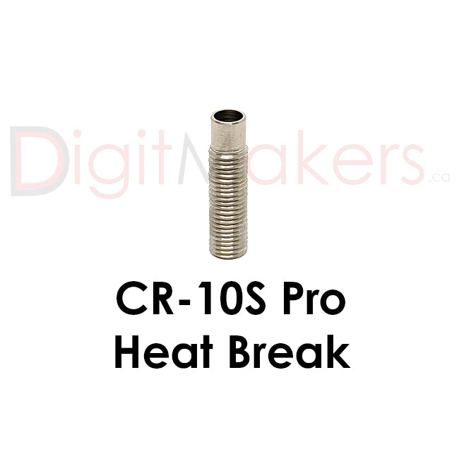 High-Performance Heat Break for Creality CR-10S Pro 3D Printer - Perfect for High-Temp Filaments & Long Printing Sessions