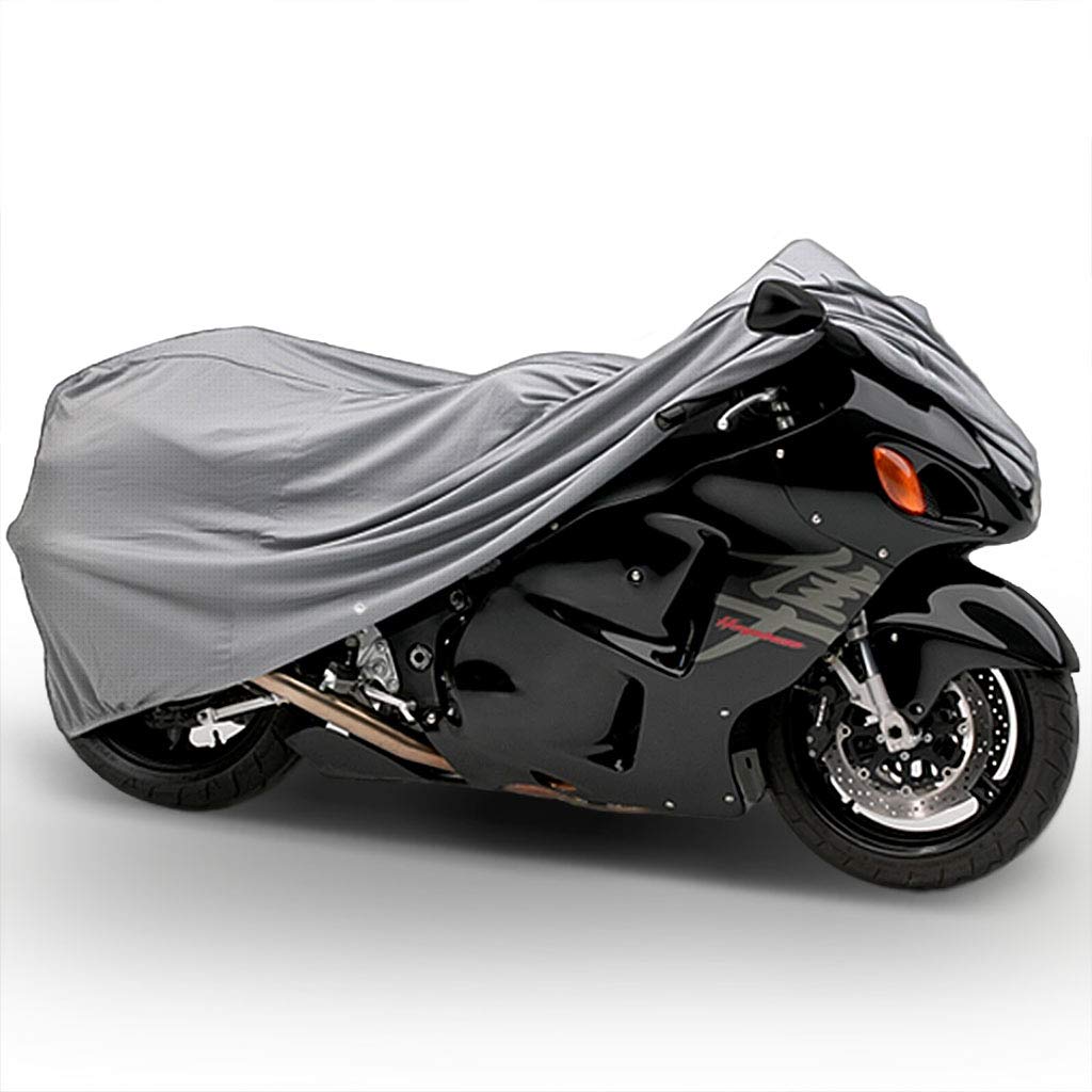 Heavy Duty 4-Layer Motorcycle Cover for Kawasaki KLX 140 250 300 450 650 - Waterproof Dustproof UV Protection - Ideal for Outdoor Storage & Travel