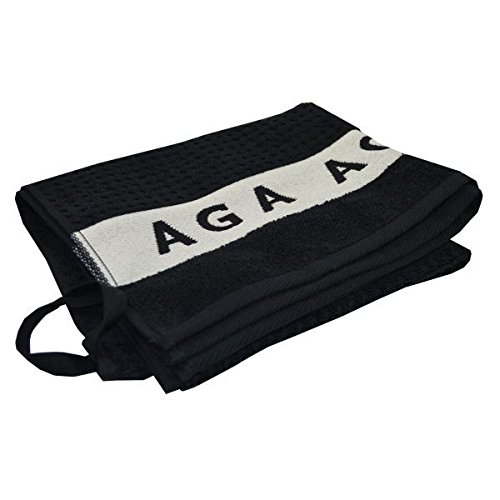 Premium AGA Black Hand Towel - Soft & Absorbent Cotton Kitchen Towel for Bathroom, Gym & Home Use - Quick-Drying & Durable for Everyday Cleaning