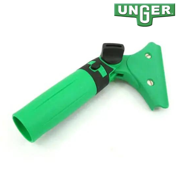Unger ErgoTec SwivelLoc Handle (0 Degree) - Premium Window Cleaning Tool for Home & Commercial Use - Perfect for Hard-to-Reach Glass Surfaces