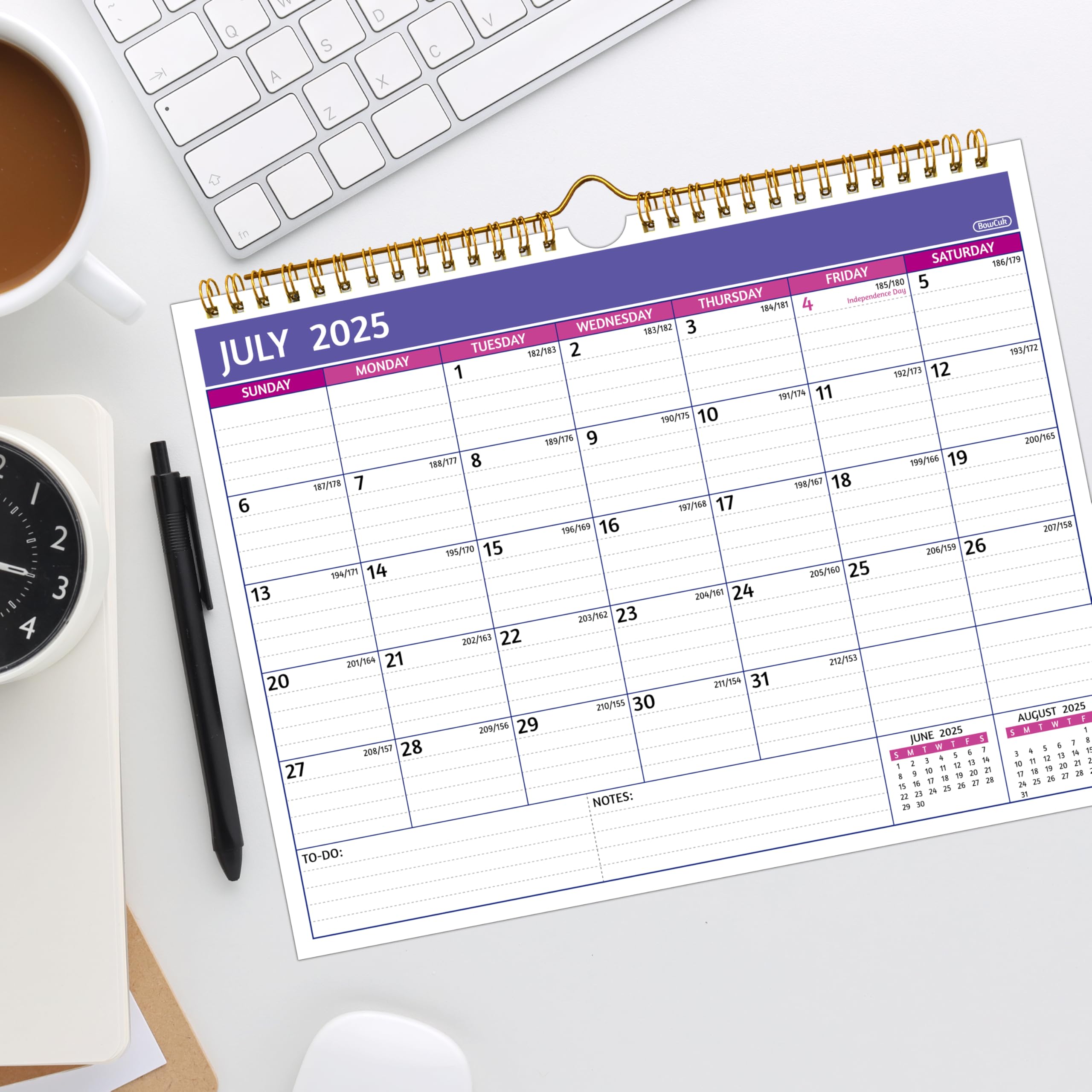 2025-2027 Wall Calendar | 2 Year Monthly Planner (July 2025 - June 2027) | 11