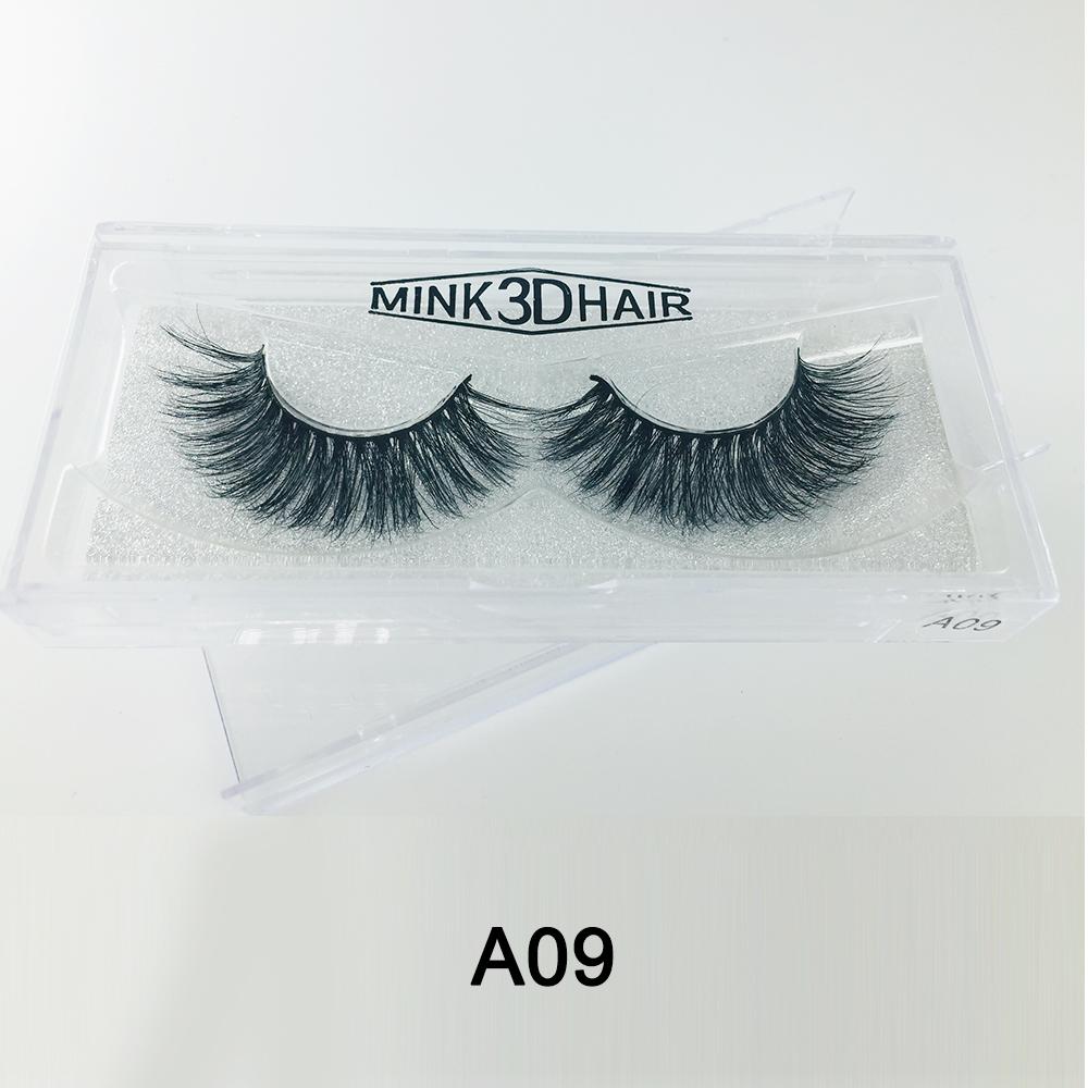 3D Faux Mink Lashes A09 - Natural Wispy Volume Eyelash Extensions for Dramatic Look | Perfect for Parties, Weddings, and Special Occasions