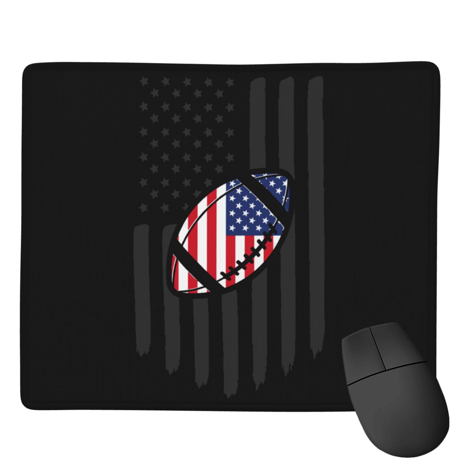 American Football Mouse Pad - Waterproof, Non-Slip Rubber Base - 7x9 Inch Gaming & Office Mousepad for PC/Laptop - Perfect for Sports Fans & Gamers