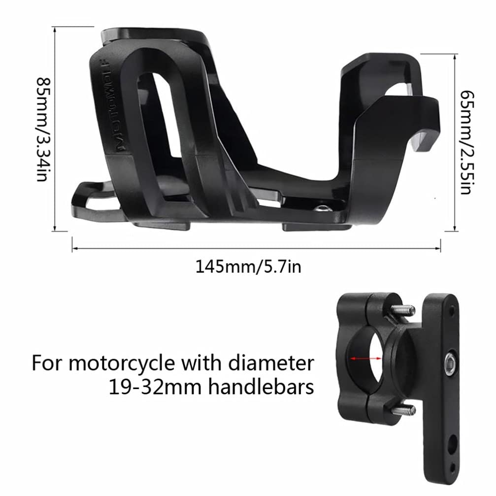 FAVOMOTO 1 Set Bike Water Bottle Holder - Non-Slip PC Bicycle Cup Cage for Mountain & Road Bikes - Perfect for Cycling, Commuting, and Outdoor Sports