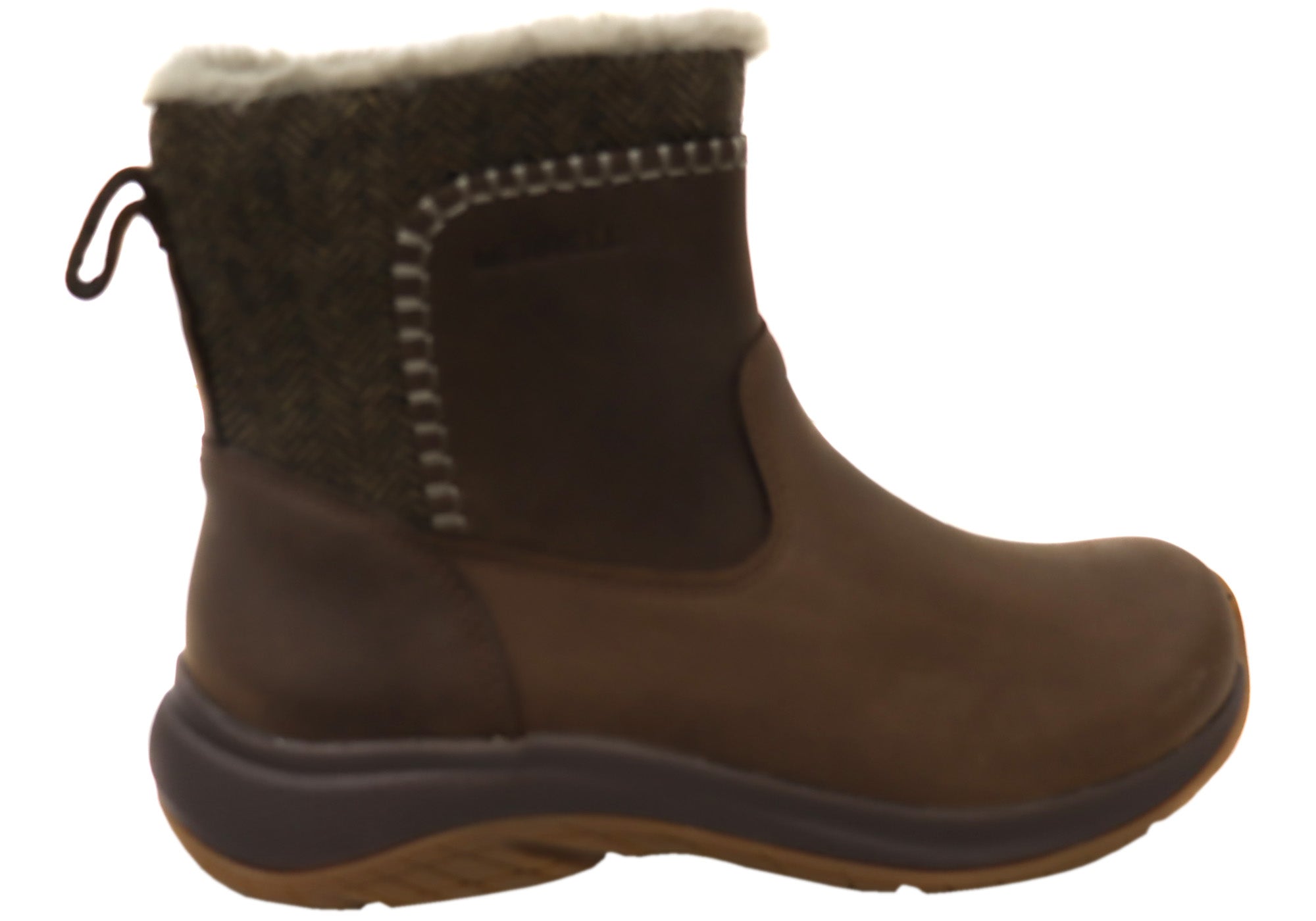 Merrell Women's Encore Ice 5 Mid Zip Waterproof Leather Winter Boots - Warm & Comfortable Hiking Shoes for Snow, Outdoor Activities & Casual Wear