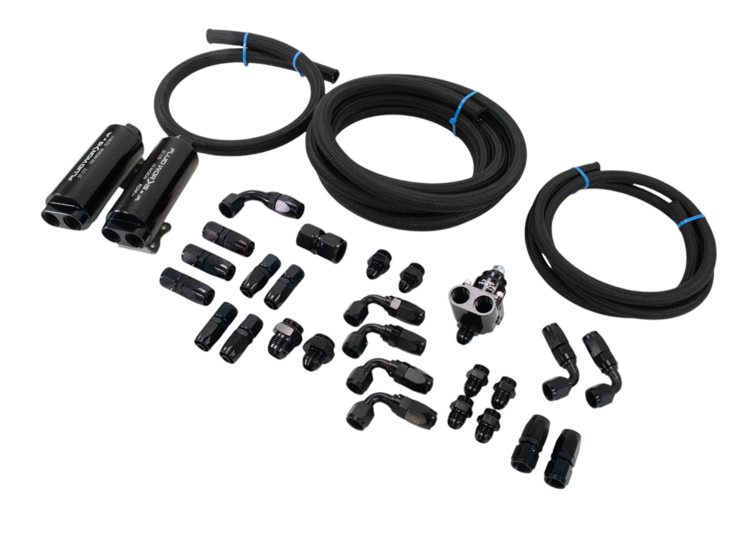 Extreme Swap Fuel System Plumbing Kit - Dual 8AN Feed for High-Performance Vehicles (Compatible with Up to 6GPM Pump) - Perfect for Racing, Off-Road & Engine Upgrades
