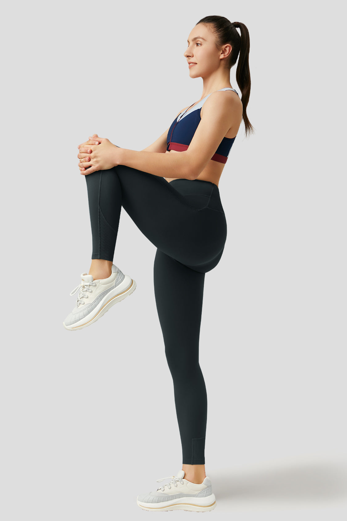 Wellshape Women's Airloop High Waist Leggings - Breathable Workout Yoga Pants for Running, Gym & Everyday Wear
