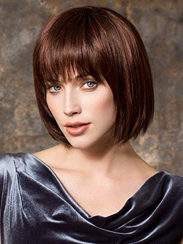 Ellen Wille Change Wig - Dark Chocolate Mix Synthetic Hairpiece for Women | Perfect for Everyday Wear, Cosplay & Special Occasions