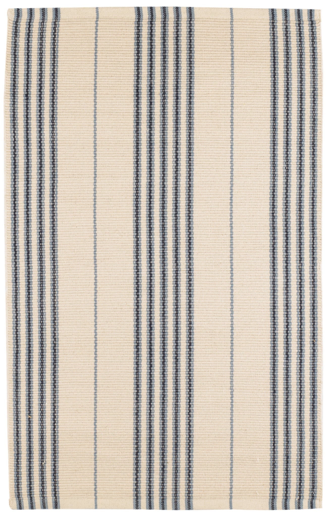 Handwoven Cotton Area Rug - Soft & Durable Blue Floor Mat for Living Room, Bedroom, Nursery | Eco-Friendly Home Decor