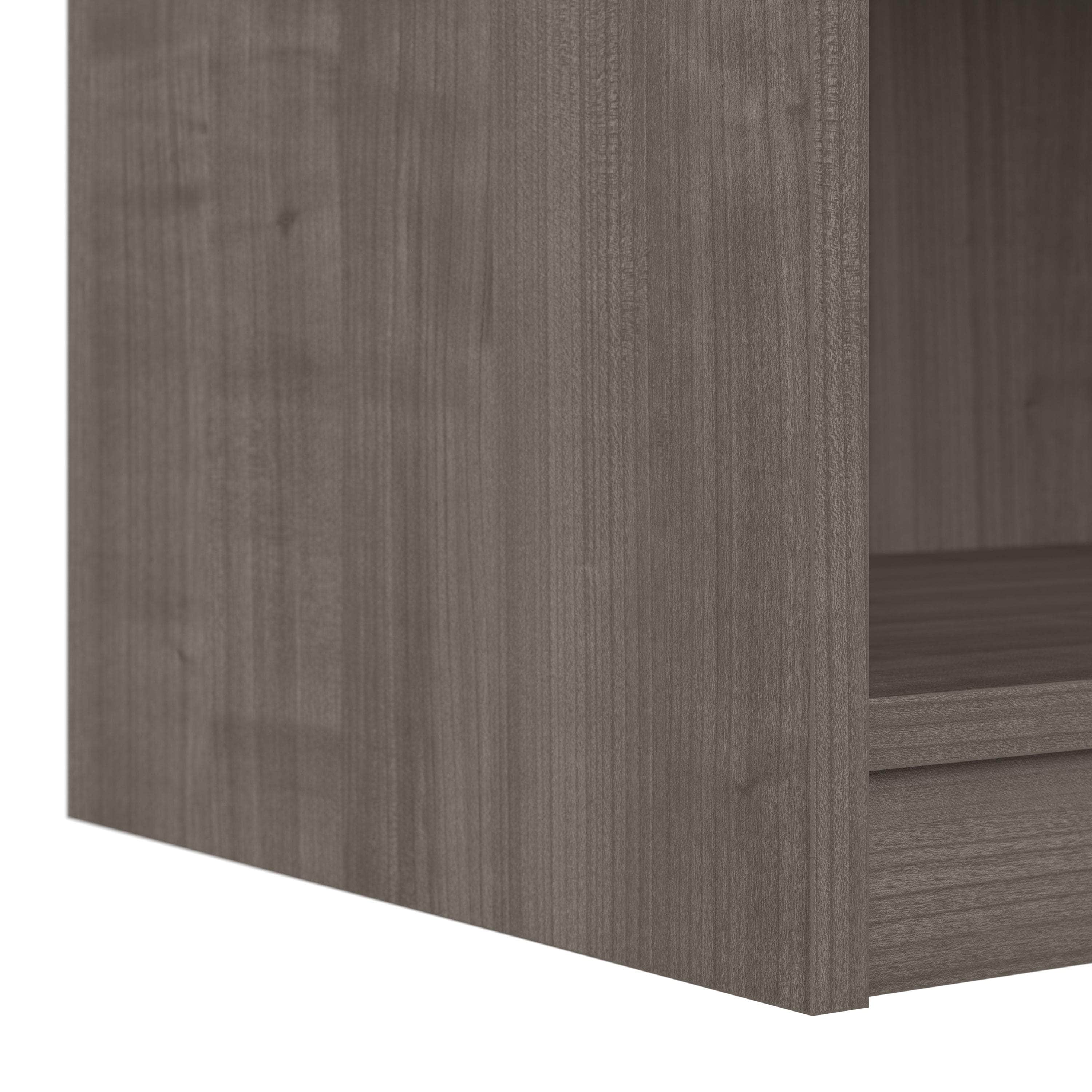 Ridgeley 30W 5-Tier Bookshelf - White, Black & Walnut Finish | Space-Saving Bookcase for Living Room, Office & Bedroom Storage