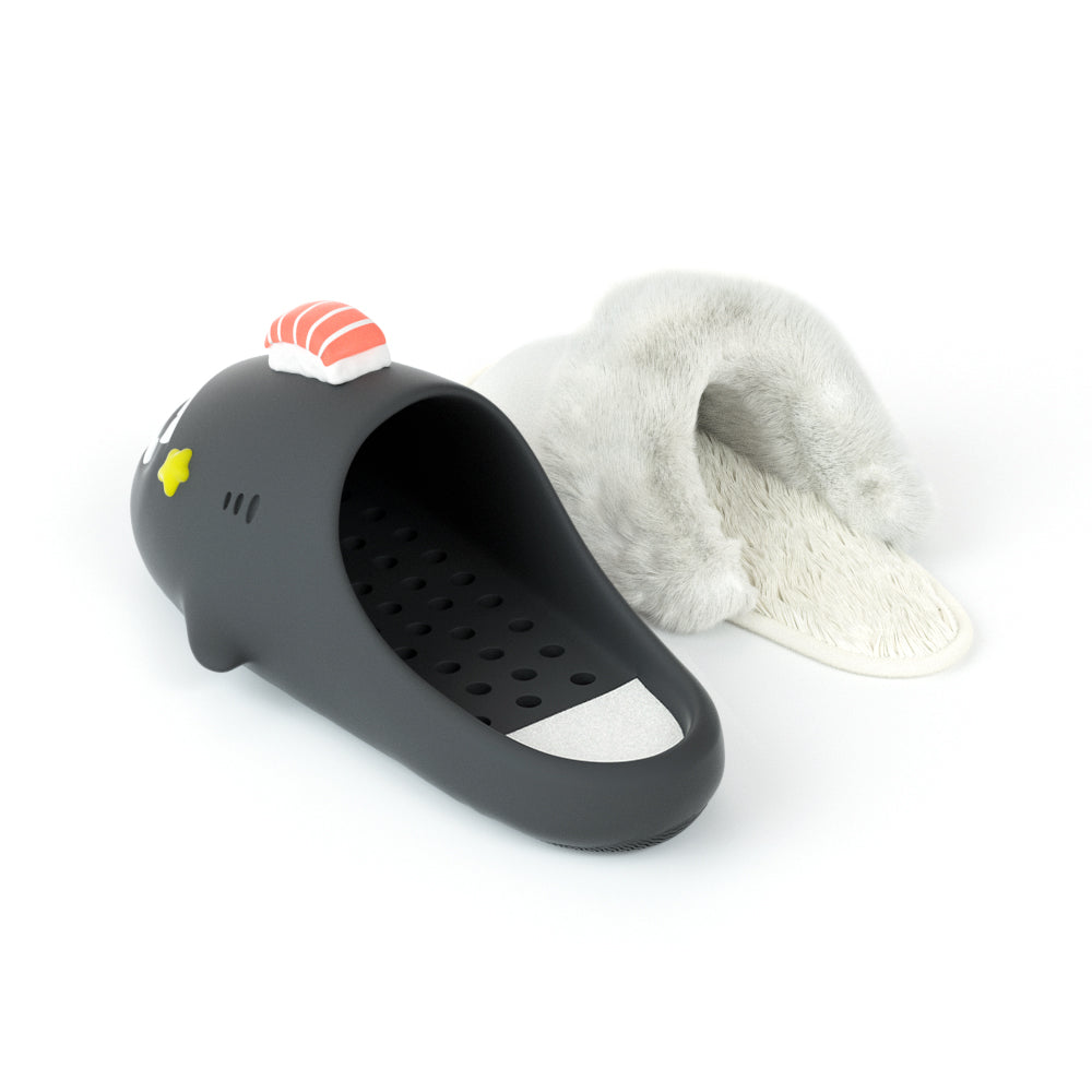 Sharkicks Pro Winter Sushi Heel Open Toe Boots - Warm & Stylish Women's Shoes for Cold Weather, Parties & Night Out