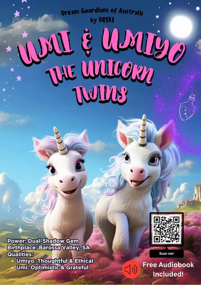 Duski Dream Guardian: Silver Unicorn Plush Toy for Kids - Perfect for Bedtime Comfort, Nursery Decor & Fantasy Play