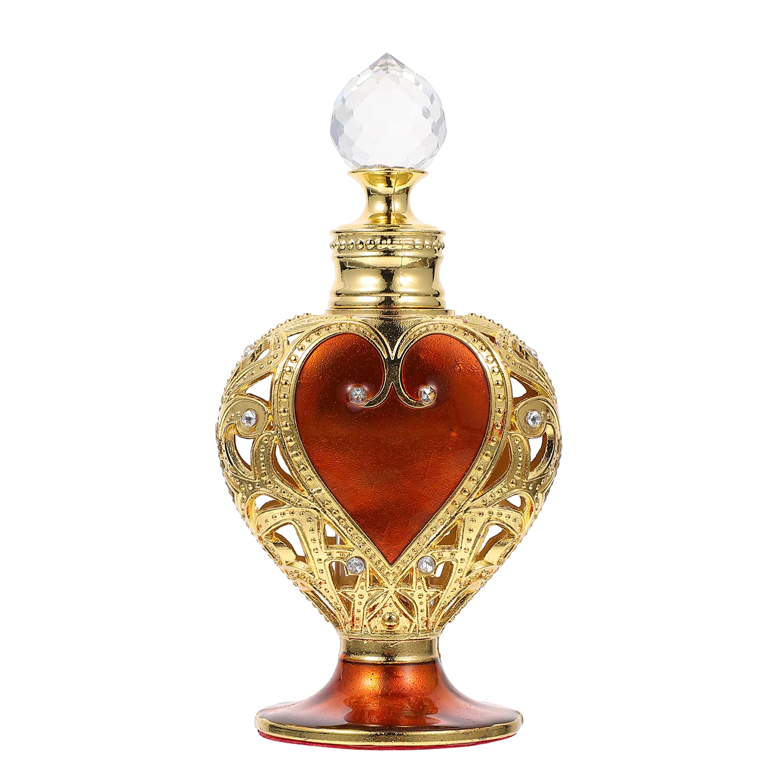 FRCOLOR 5-Piece Vintage Glass Bottle Set - Retro Perfume Bottles & Decorative Fragrance Containers for Home Decor, Wedding Centerpieces, and DIY Crafts
