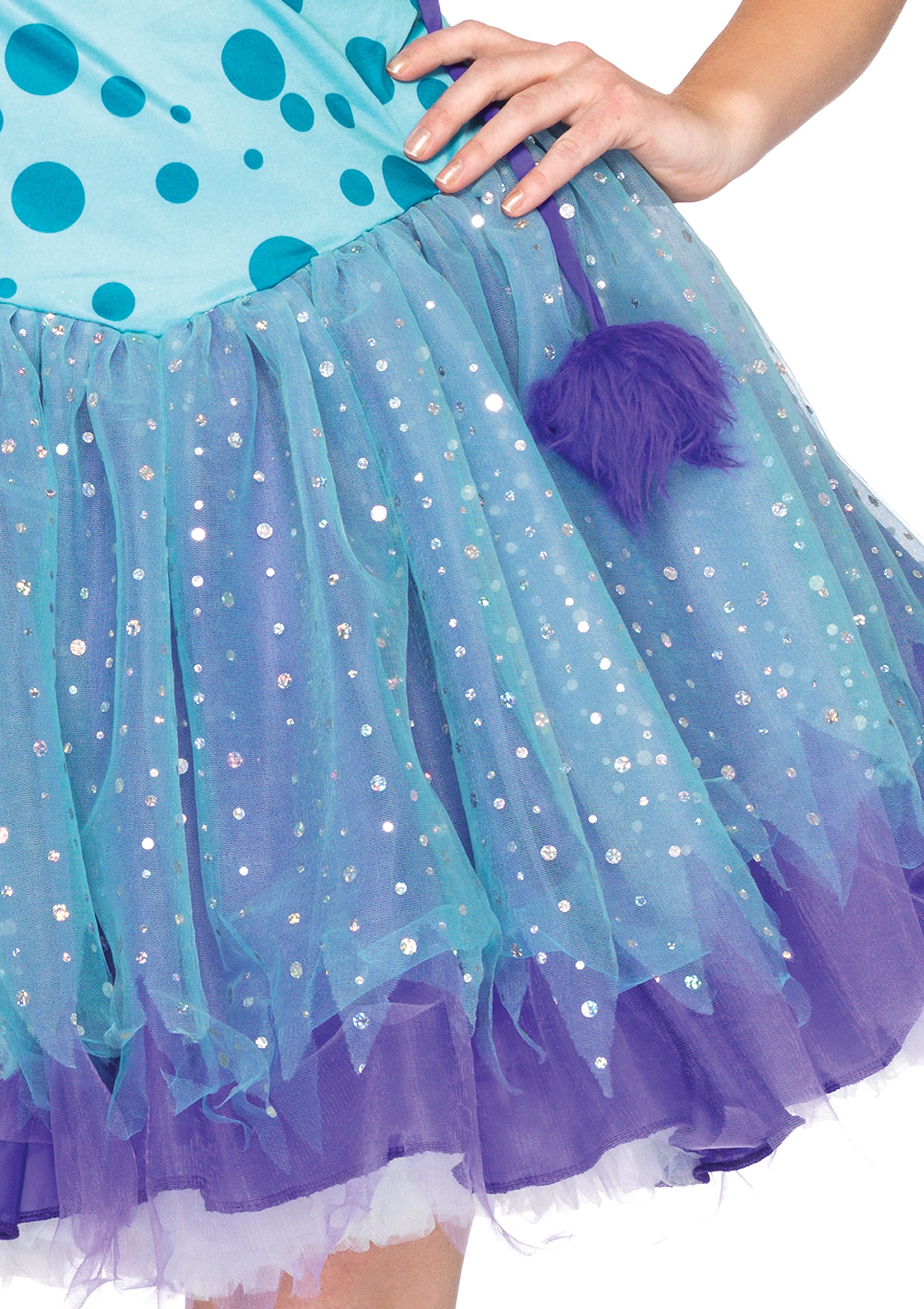 Leg Avenue Women's Plus Size 2-Piece Polka Dot Monster Costume - Halloween Party Outfit, Cosplay Costume for Women, Fun Dress Up for Costume Parties & Theme Events