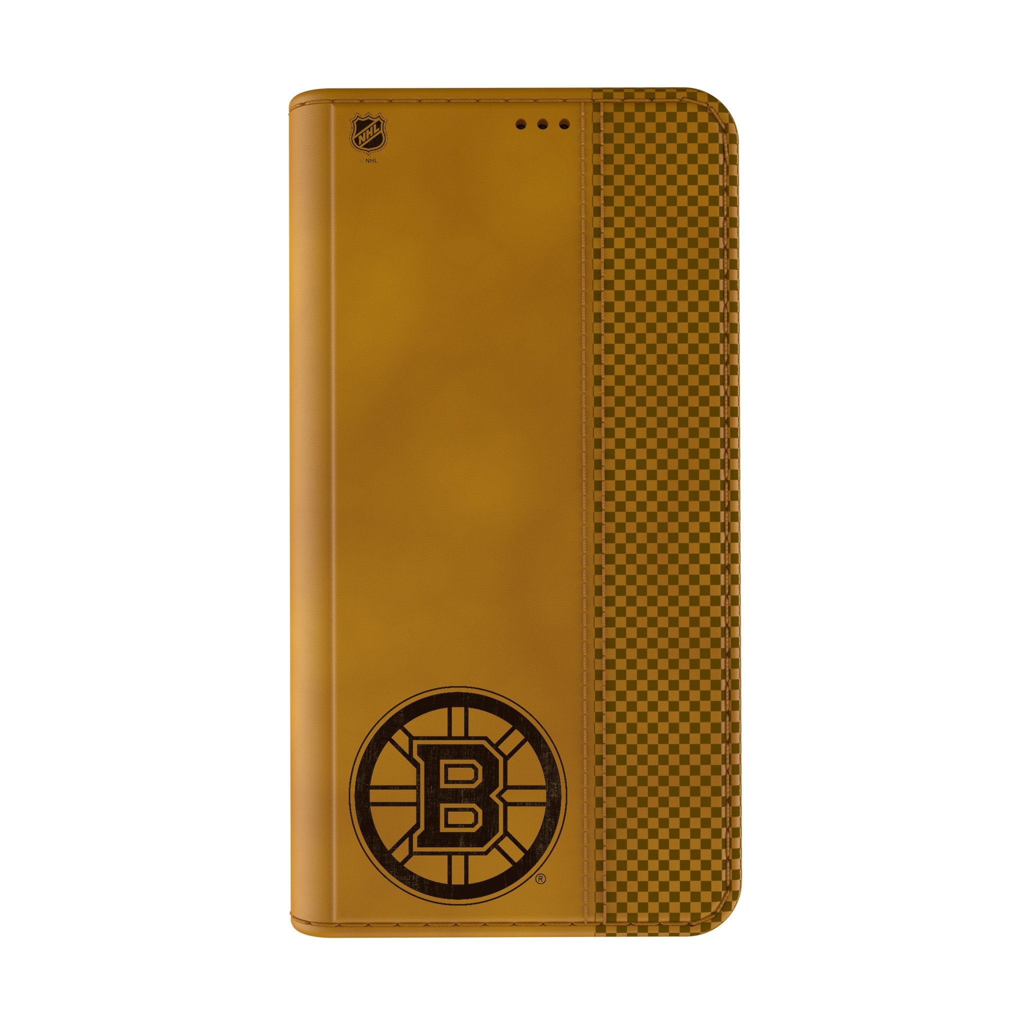 Boston Bruins NHL Hockey Team Burn Folio Phone Case for Apple iPhone - Perfect for Fans & Game Day Protection