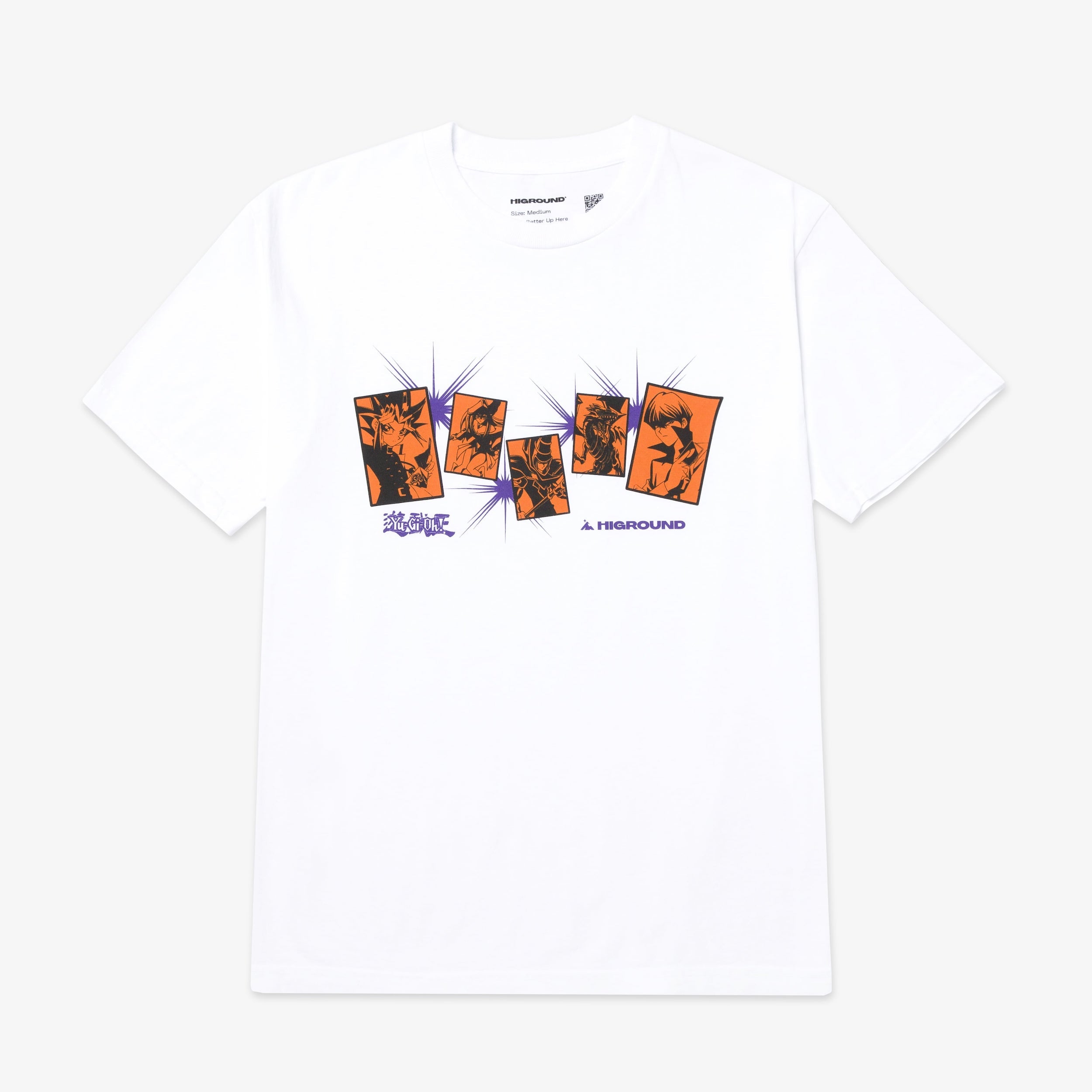 YGO x HG Cards Graphic T-Shirt - Anime Yu-Gi-Oh! & Hatsune Miku Crossover Tee for Gaming Fans & Anime Lovers - Perfect for Cosplay, Conventions, and Casual Wear