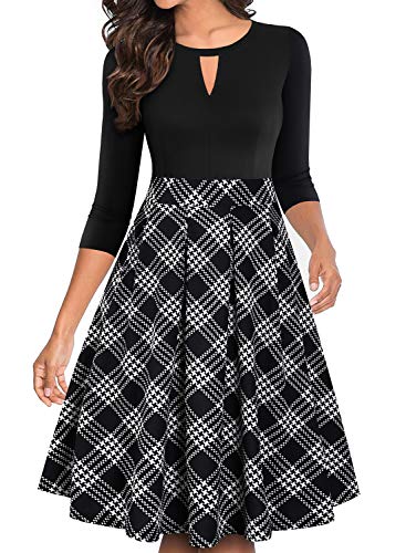 Yt018-black Plaid-3/4