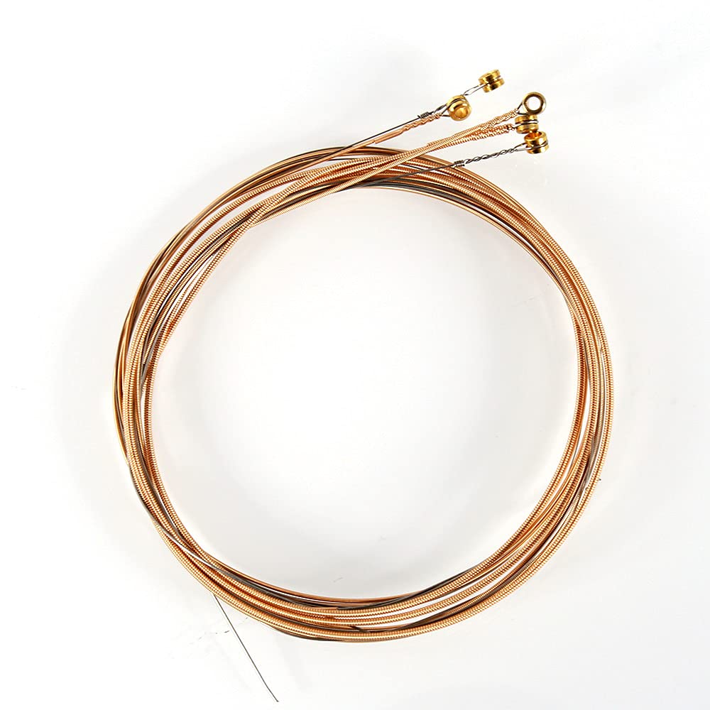 Premium A107 Phosphor Bronze Acoustic Guitar Strings - Medium Hard Tension (1 Set) | Warm Balanced Tone for Folk, Blues & Fingerstyle Playing