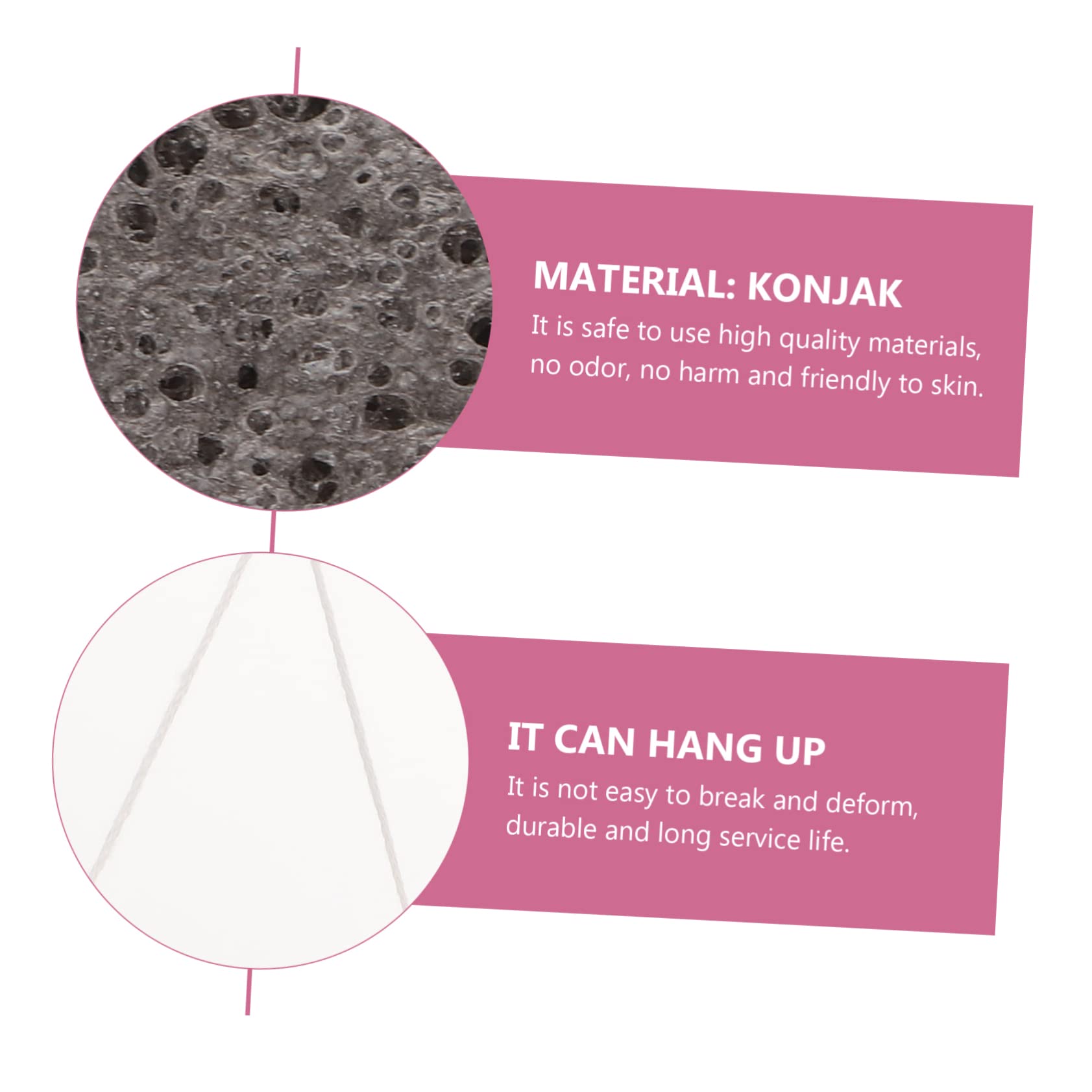 Angoily Soft Facial Cleansing Sponges for Makeup Removal - Gentle Exfoliating Wash Puff for Sensitive Skin | Perfect for Daily Face Cleansing & Travel Skincare Routine