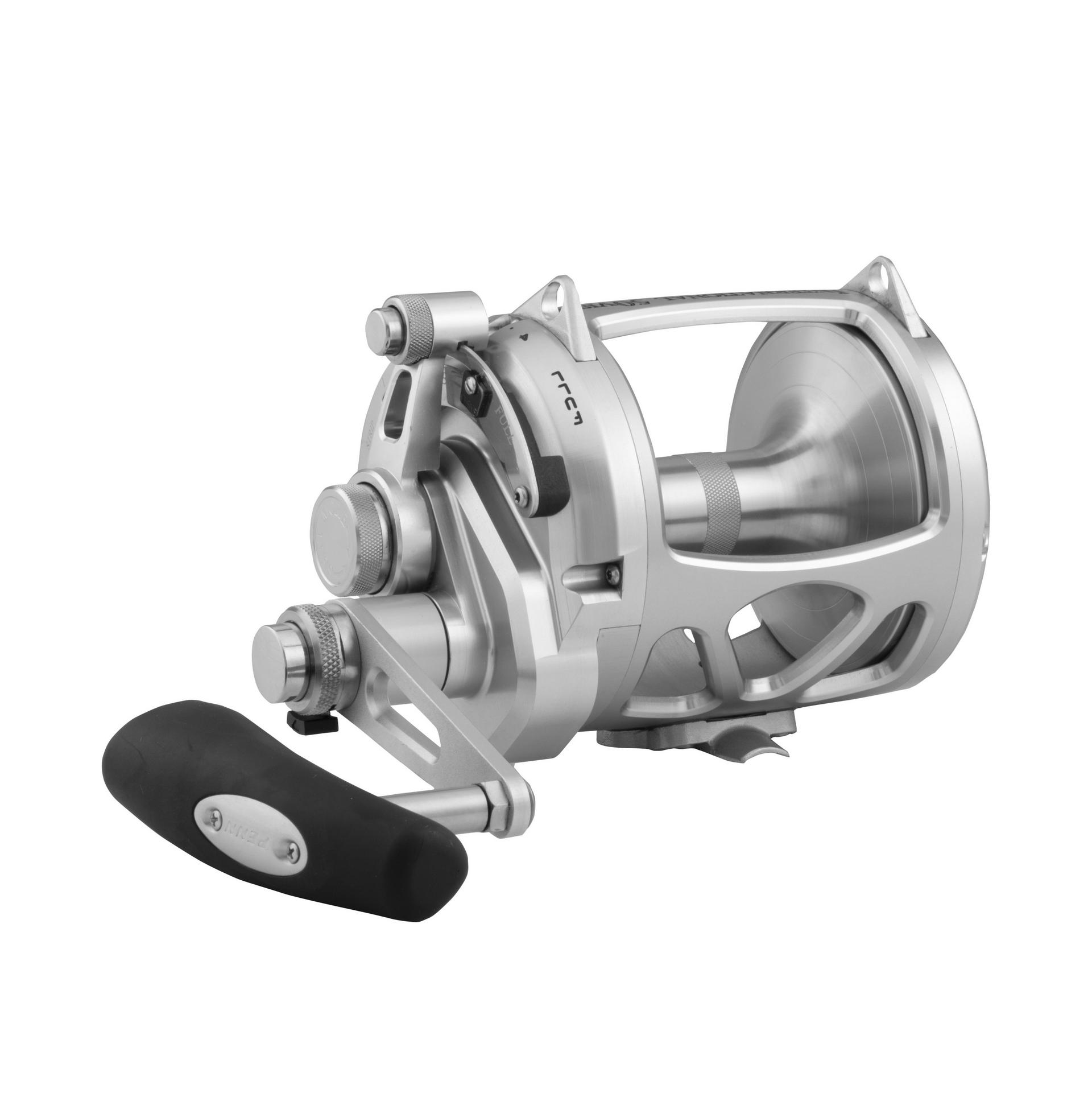 VISW 2-Speed Wide Conventional Fishing Reel - Saltwater & Freshwater Trolling Reel for Offshore & Inshore Fishing | Heavy Duty Marine Grade Construction