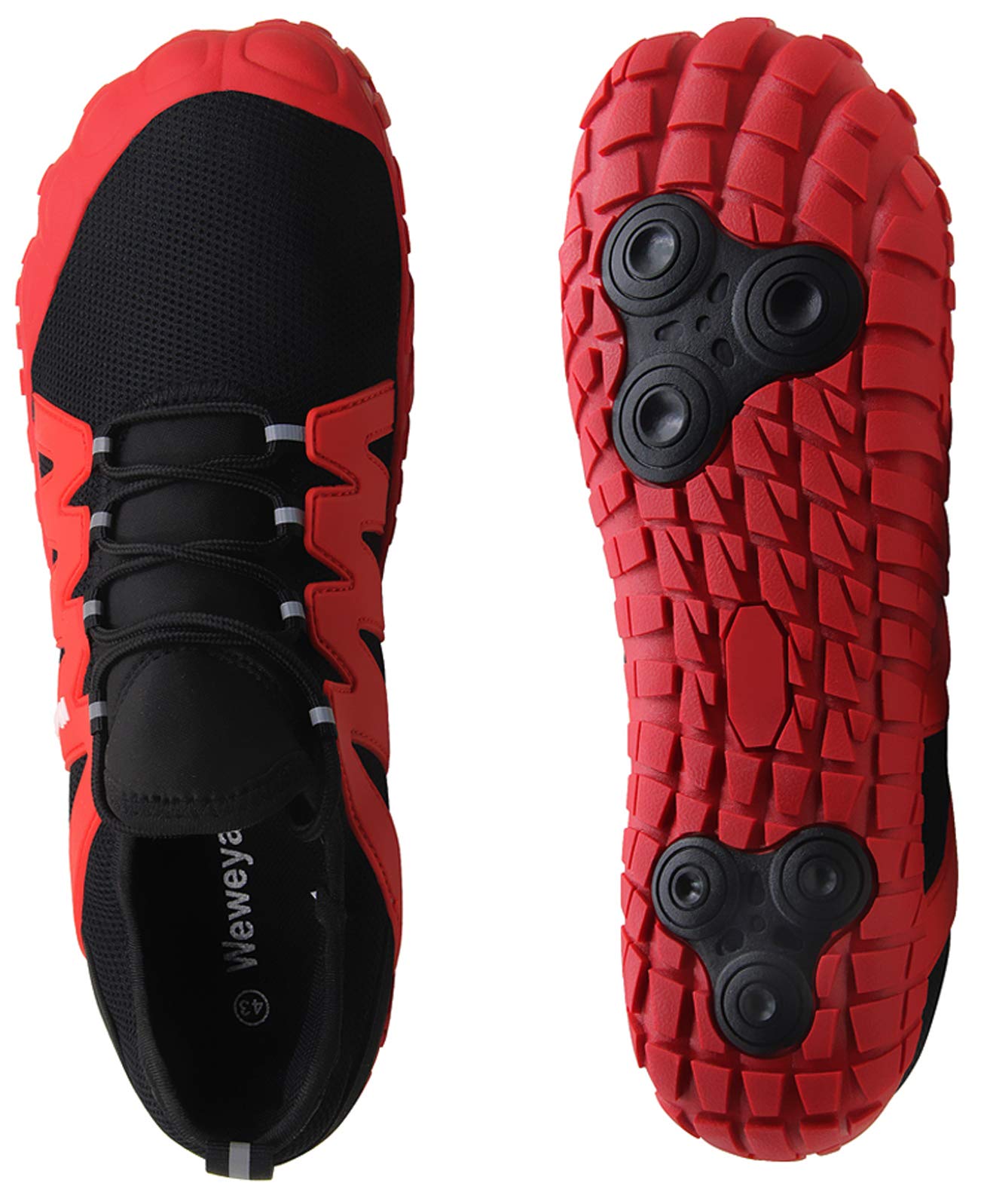 Weweya Barefoot Shoes for Men - Minimalist Running & Cross Training Shoes | Lightweight, Flexible & Comfortable for Gym, Trail & Everyday Wear