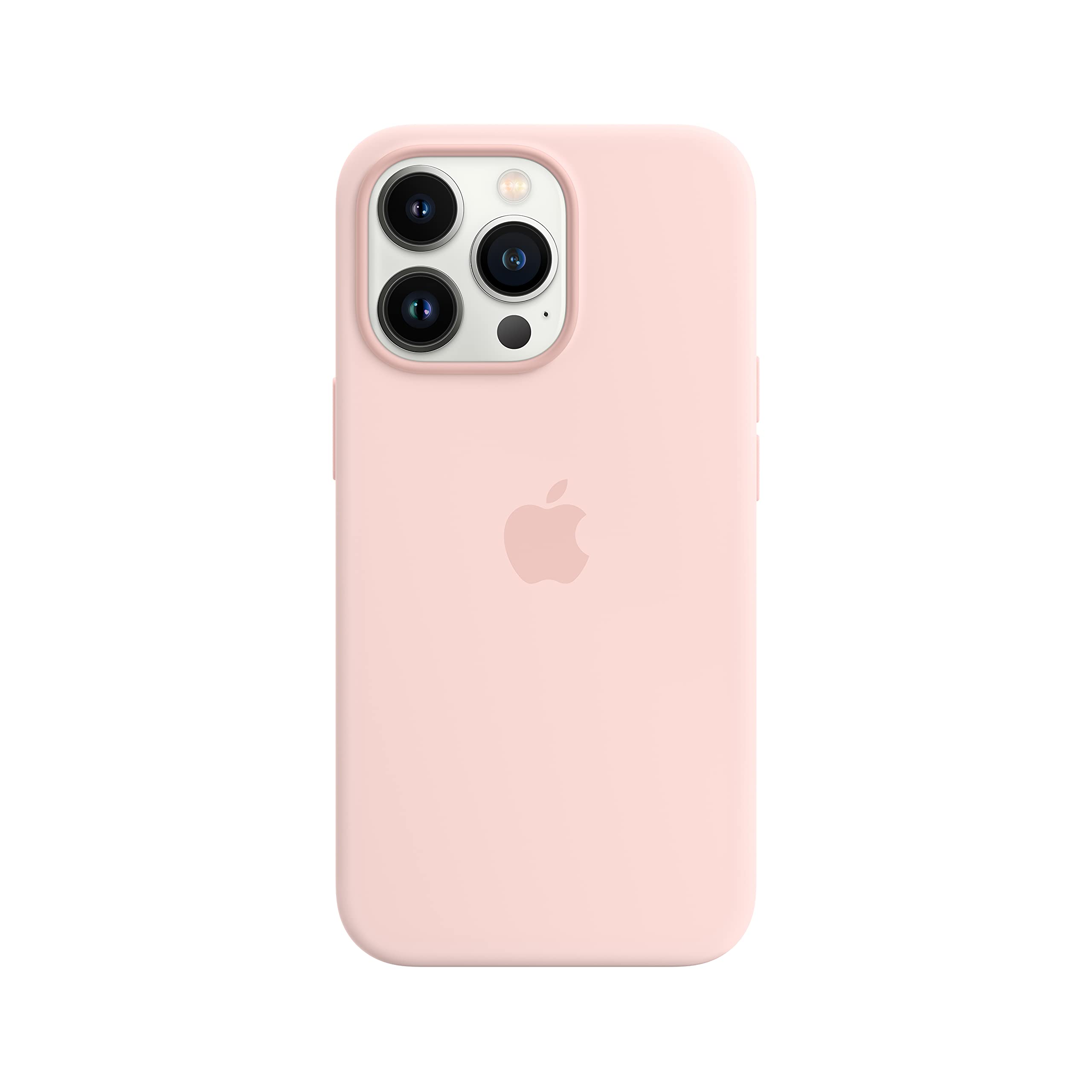 Apple iPhone 13 Pro Silicone Case with MagSafe - Chalk Pink | Protective Slim Fit Cover | Perfect for Everyday Use, Travel & Work