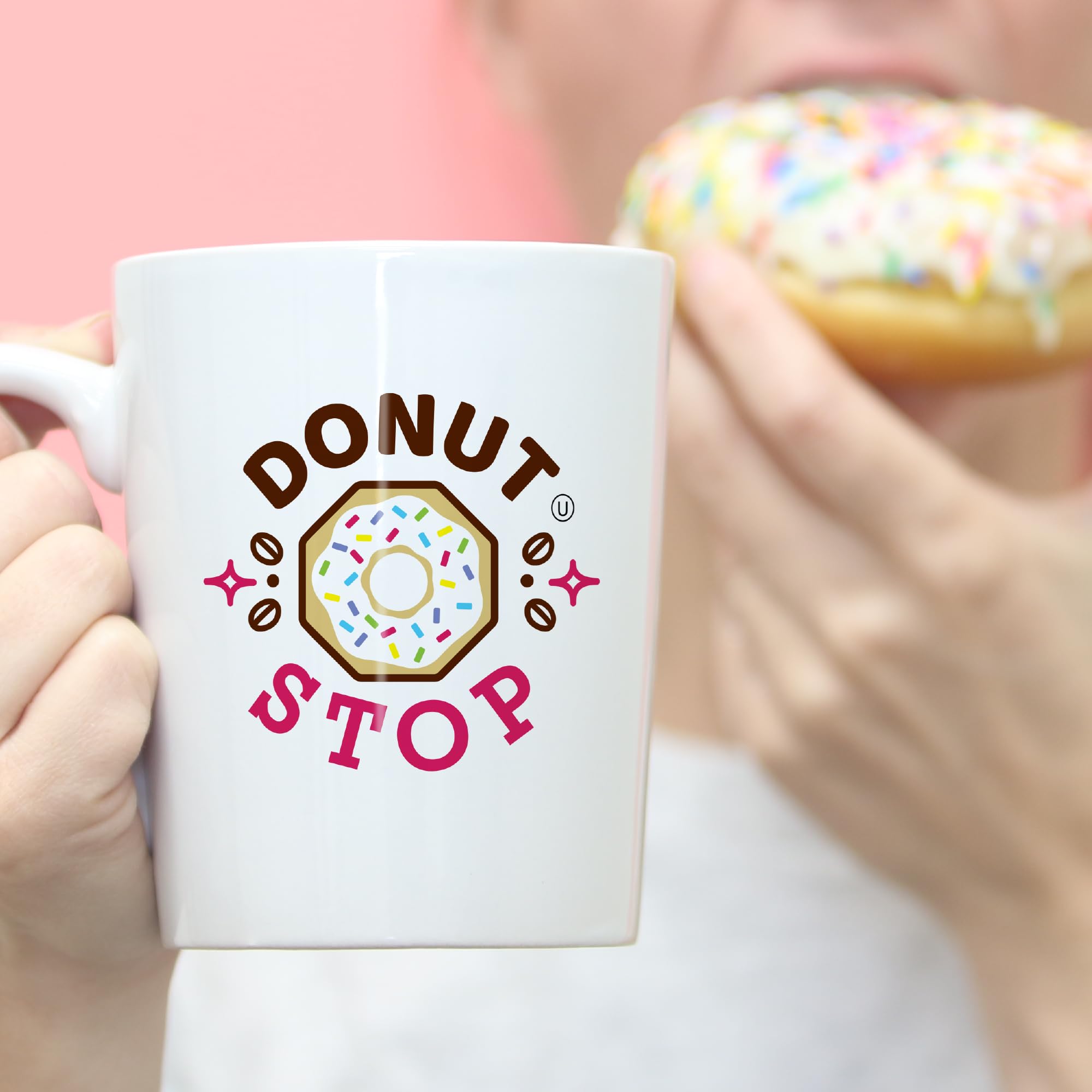Donut Stop Flavored Coffee Pods - French Cruller Donut Flavor (40 Count) | Compatible with Keurig 2.0 K-Cup Brewers | Perfect for Breakfast, Office & Home Brewing