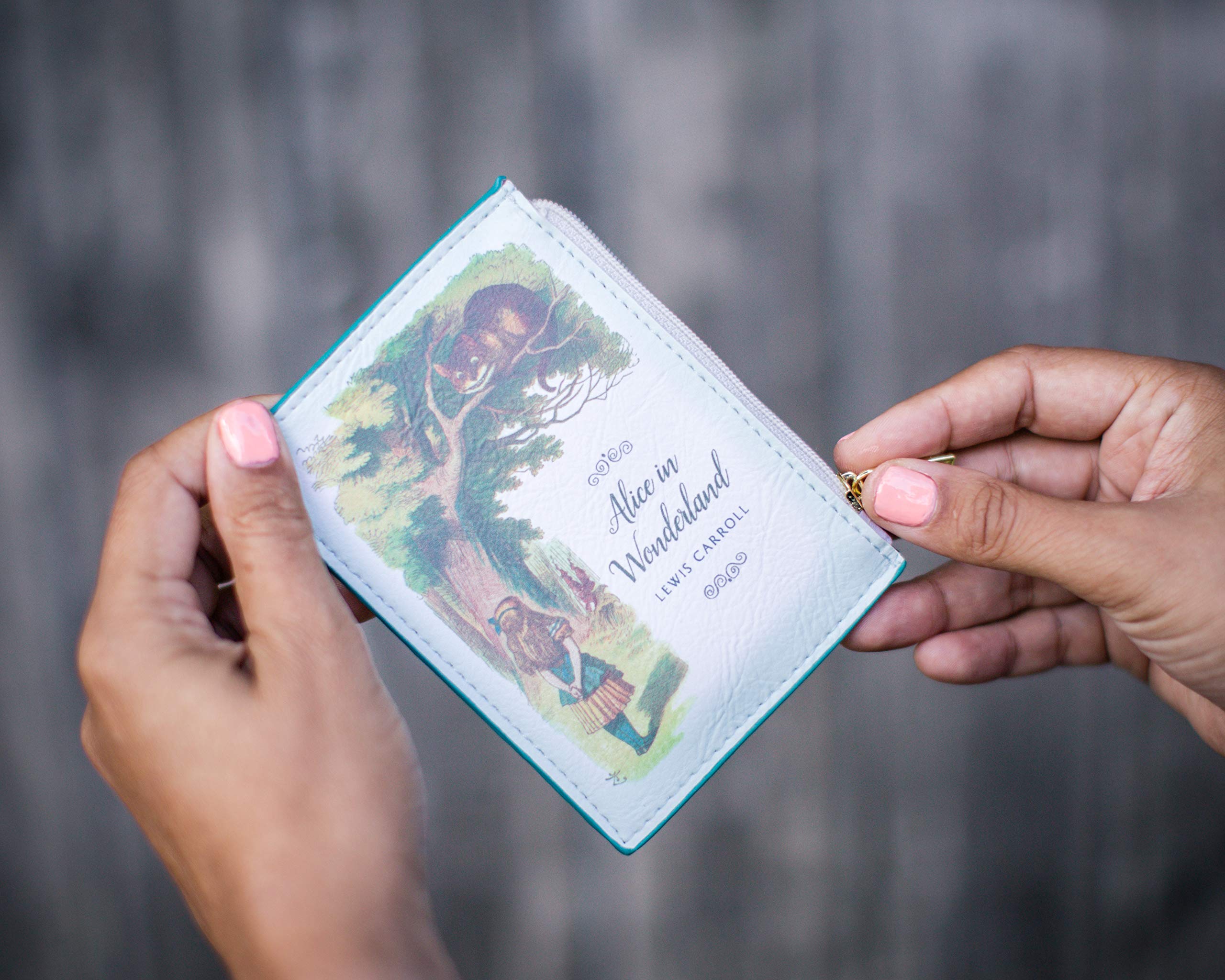 Book Themed Coin Purse for Book Lovers - Perfect Literary Gift for Book Clubs, Readers & Writers - Elegant Bookworm Wallet for Women by Well Read | Great for Reading Events, Book Fairs & Daily Use