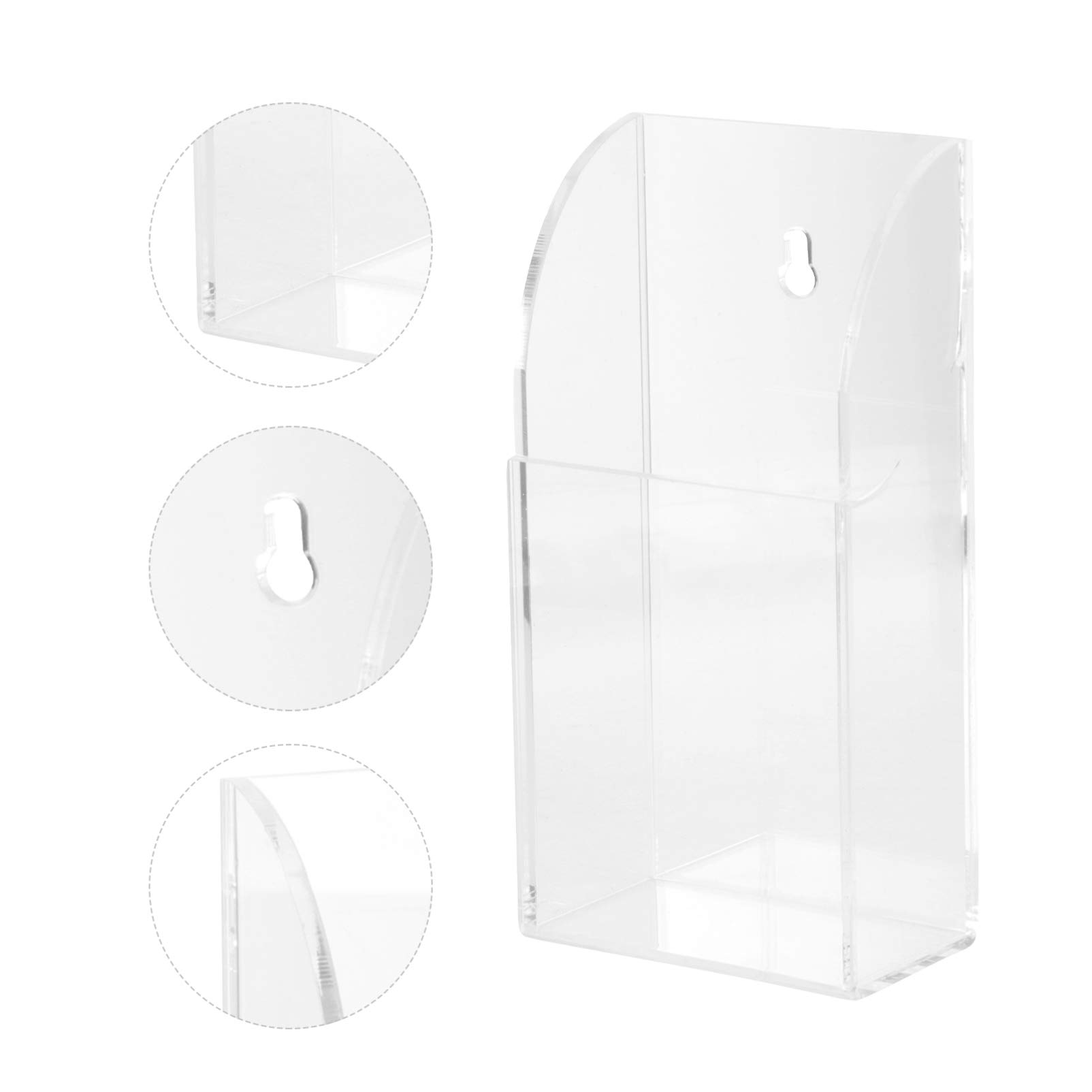 Cabilock Phone Stand Organizer - Wall Mount Storage for Remote & Media - Office & Home Use