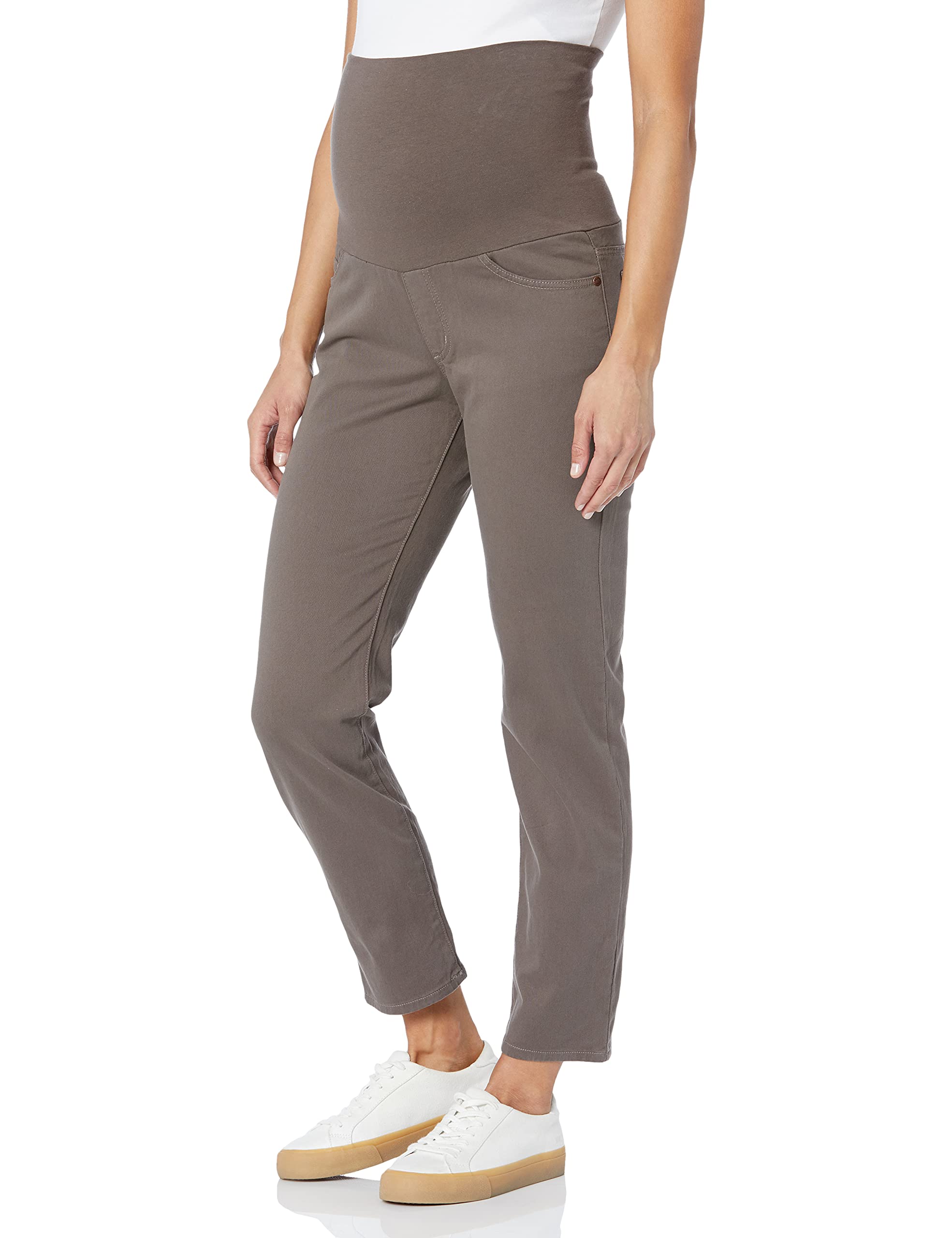 Maternal America Women's Maternity Skinny Ankle Jeans - Stretch Denim Pants for Pregnancy Comfort - Perfect for Work, Casual Wear & Everyday Outfits