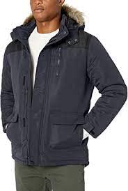 Cherokee Men's Snorkel Parka Jacket - Winter Waterproof Hooded Coat for Outdoor Activities, Hiking & Cold Weather Protection