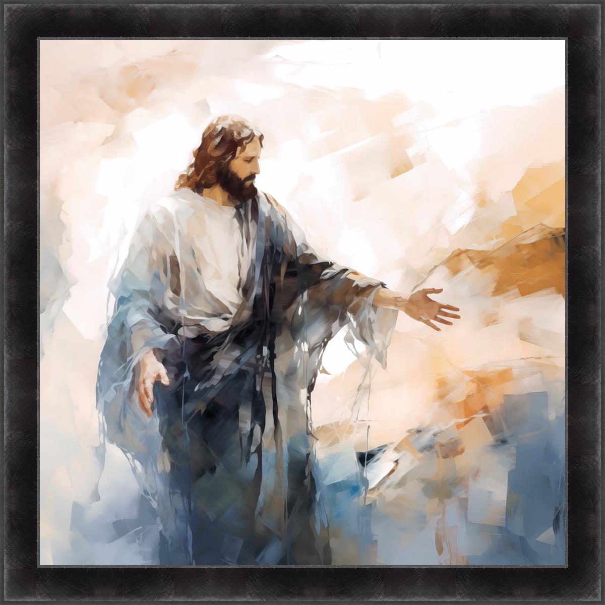 Come Unto Me Large Wall Art - Inspirational Christian Home Decor for Living Room, Bedroom & Office - Perfect for Gifts & Spiritual Spaces