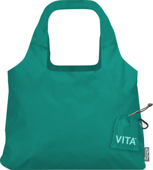 Fenigo ChicoBag Vita Aqua - Reusable Shopping Tote Bag for Groceries, Beach, Travel & Everyday Use