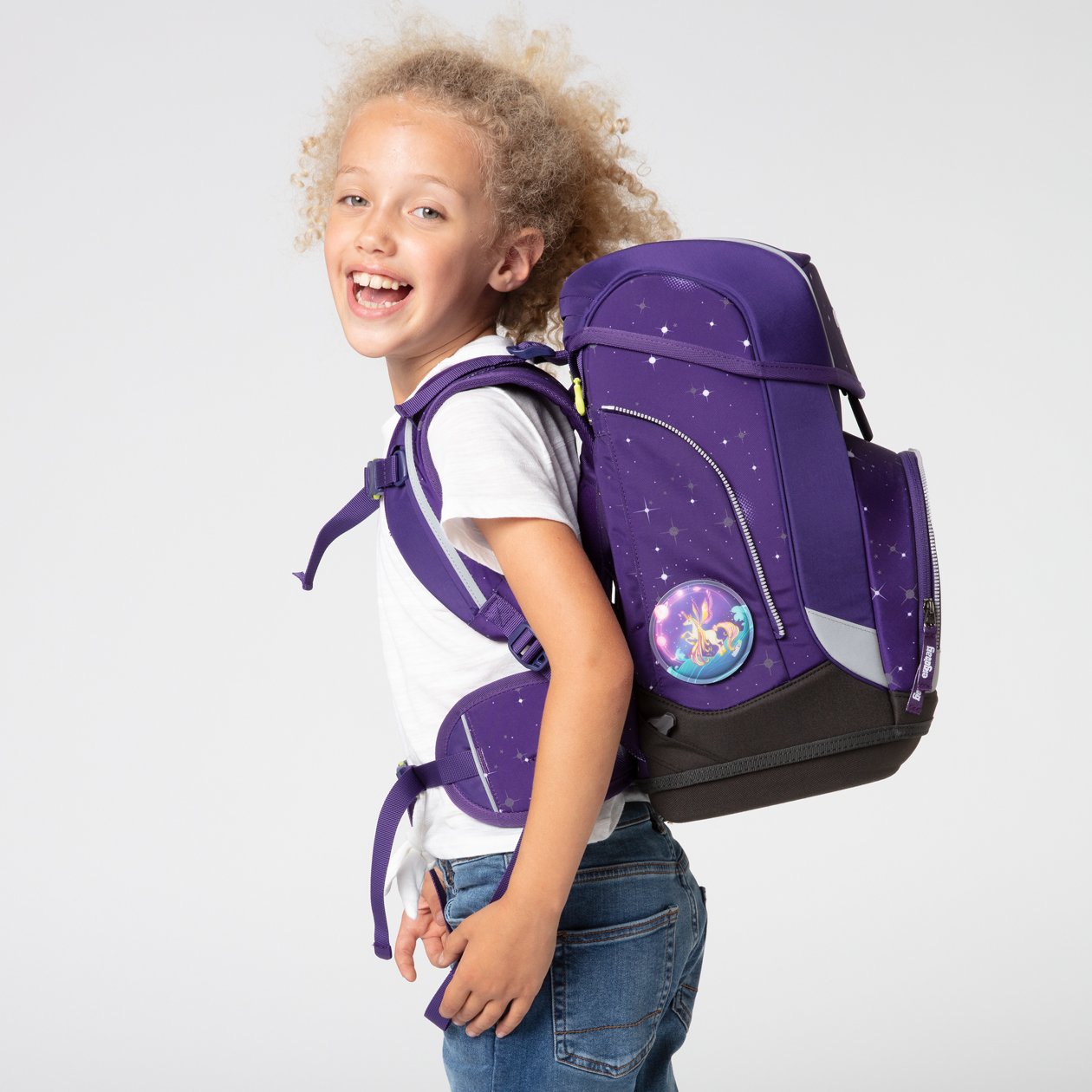 ergobag Cubo SINGLE School Backpack for Kids - Lightweight & Ergonomic Design - Perfect for School, Travel & Daily Use