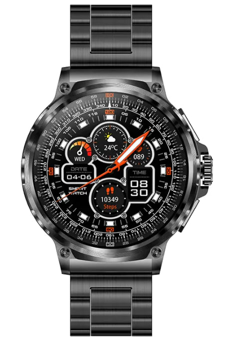 Bluetooth Multi-Sport Smartwatch with Heart Rate & SpO2 Monitoring - Fitness Tracker for Running, Cycling & Swimming - Perfect for Athletes & Outdoor Enthusiasts