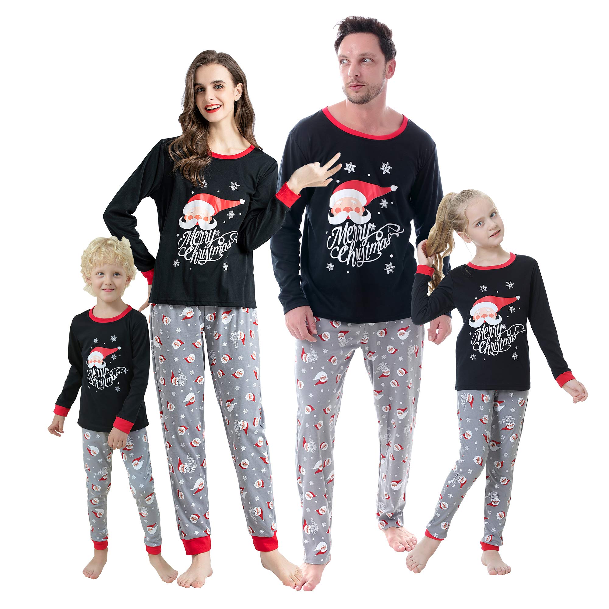 Family Matching Polar Bear Pajamas - Christmas Sleepwear for Cozy Nights